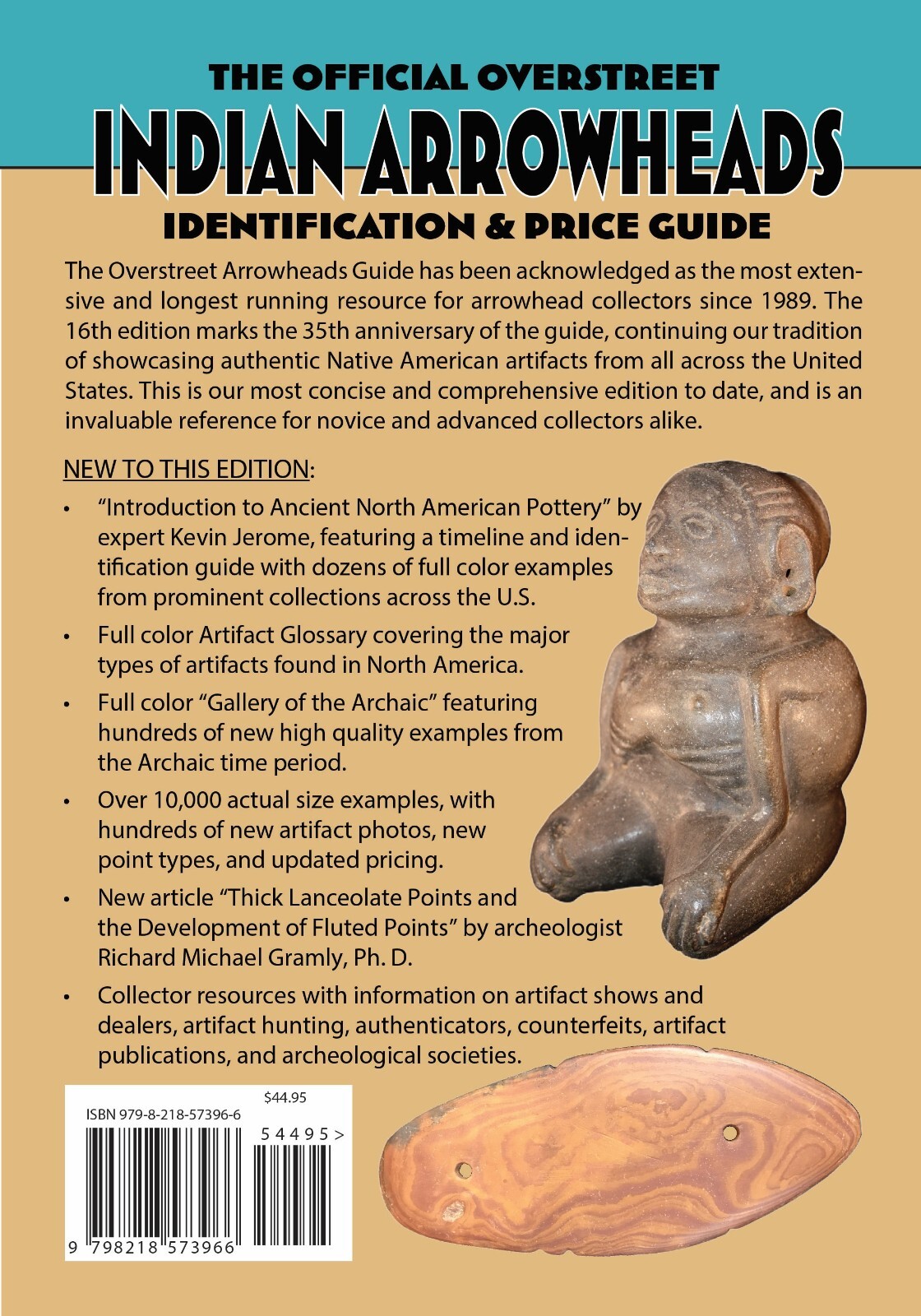 NEW 16th Ed. Official Overstreet Indian Arrowheads Identification & Price Guide