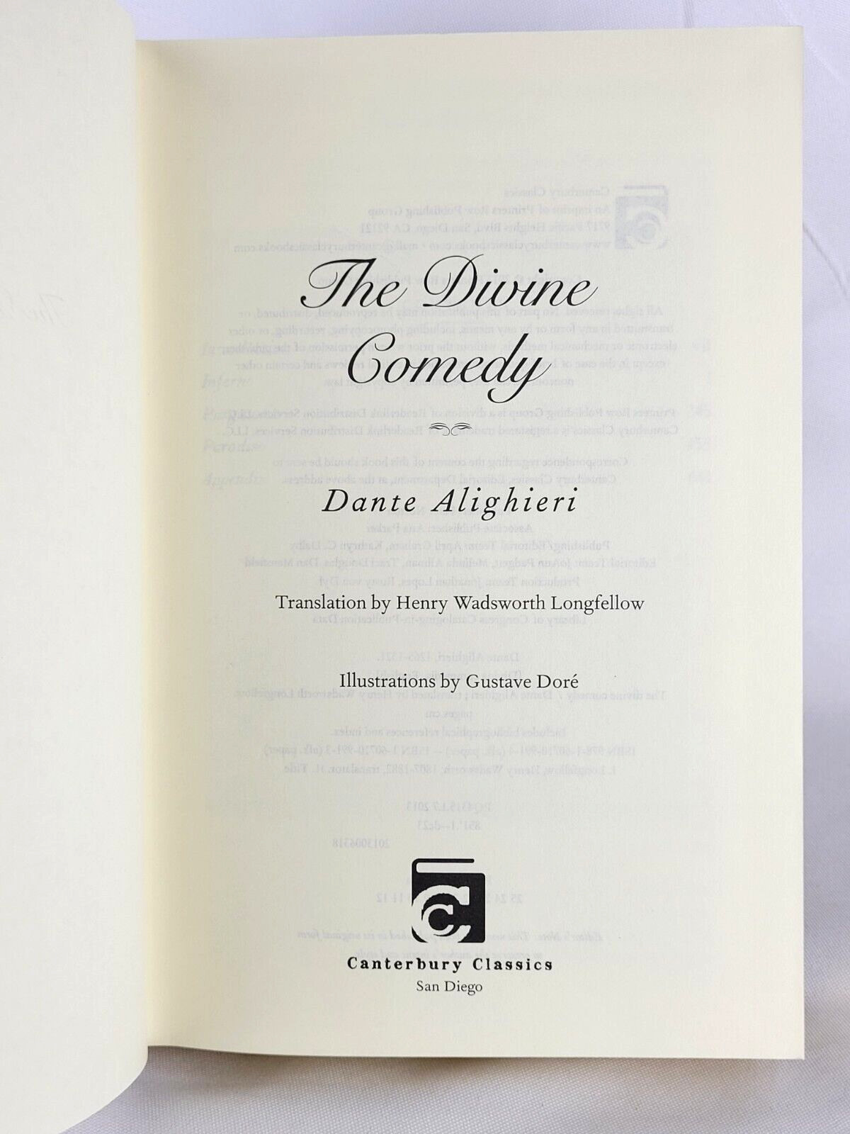 THE DIVINE COMEDY Dante Alighieri Gustave Dore Leather Bound Illustrated Gilded
