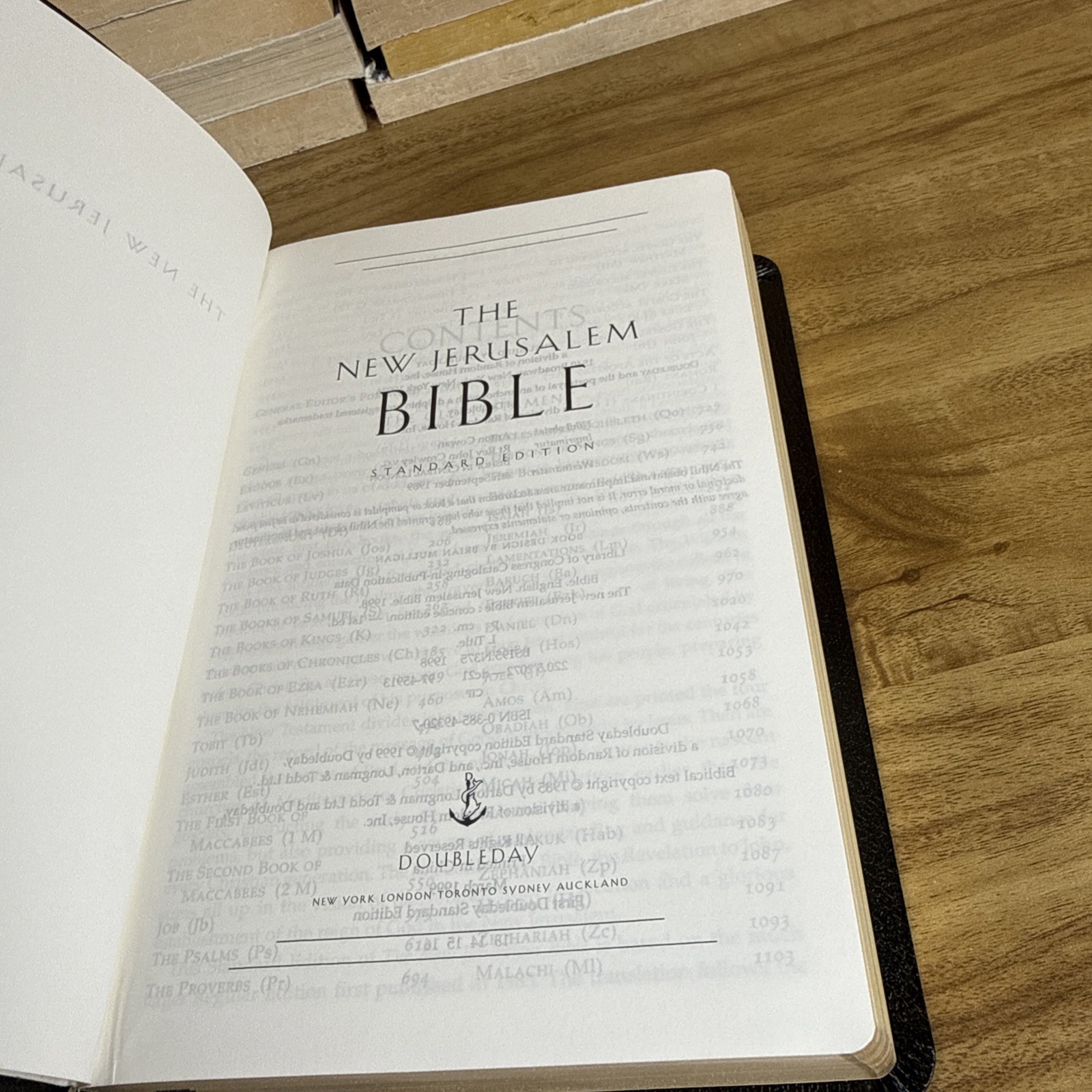 New Jerusalem Bible: Leather Edition Slipcase – Henry Wansbrough Catholic 1999