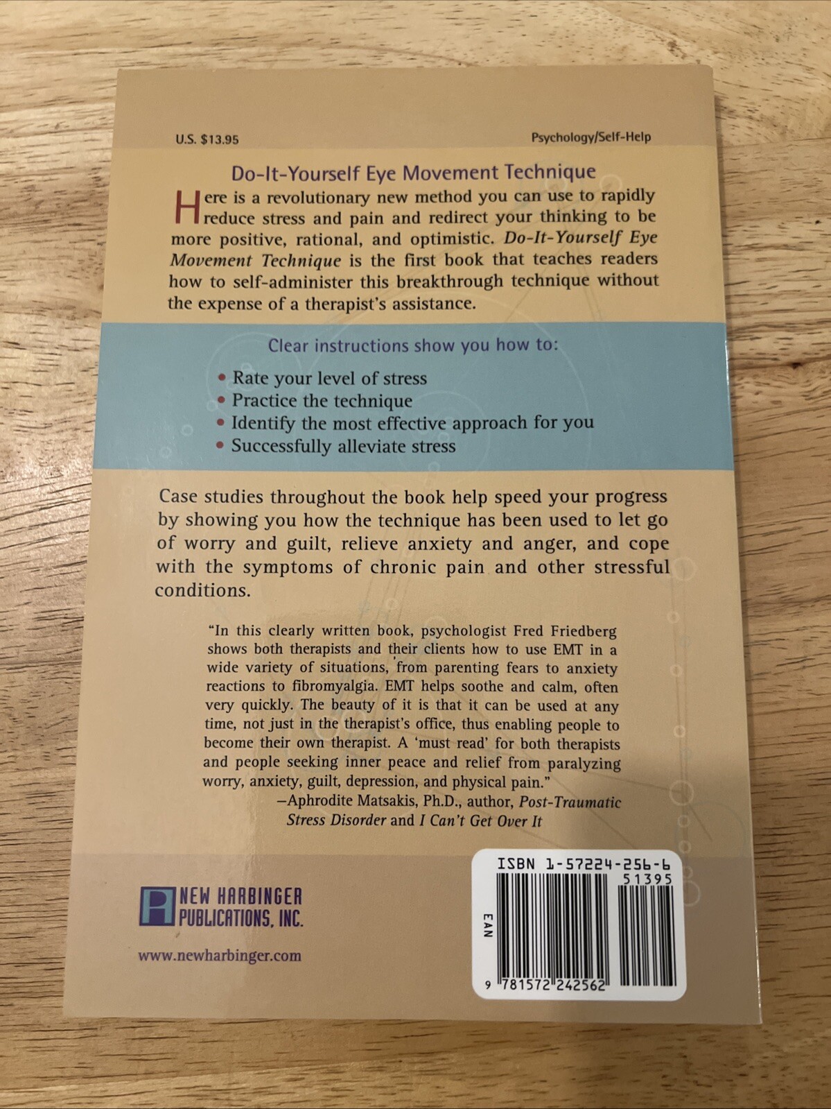 Do-It-Yourself Eye Movement Technique for Emotional Healing by Friedberg, New