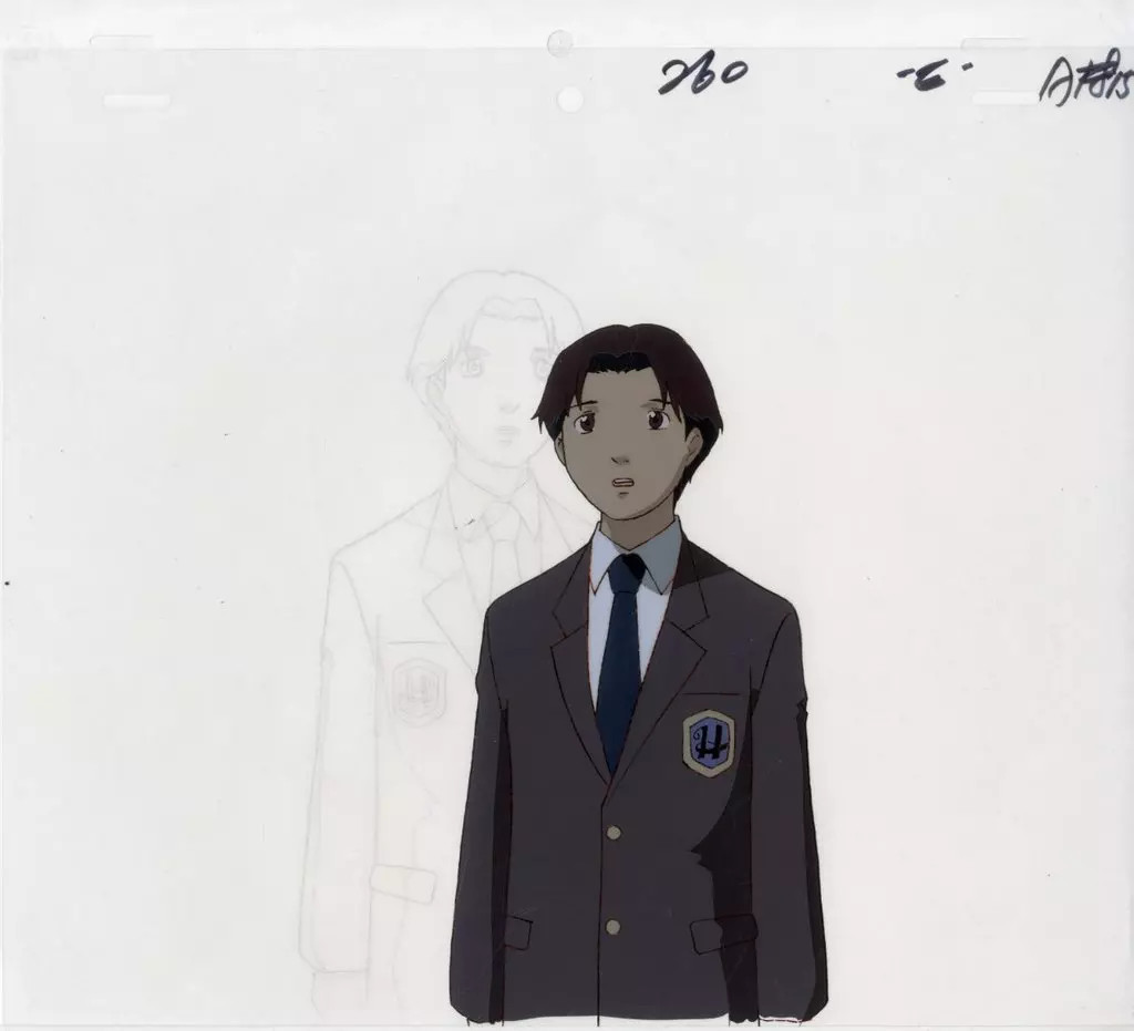Boogiepop Never Laughs Original Animation Cel w/ Mount 10.6×9.4in