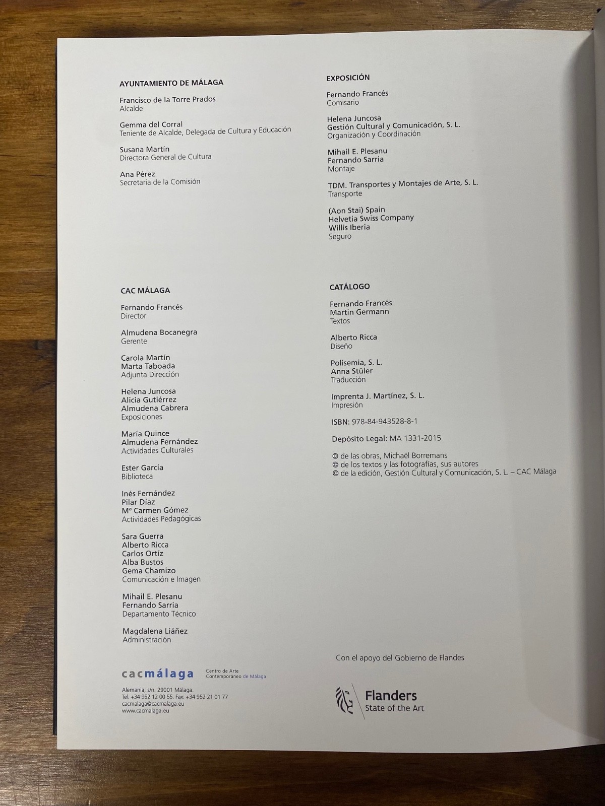 Michael Borremans Fixture First 1st Edition Hardcover cacmalaga 2016
