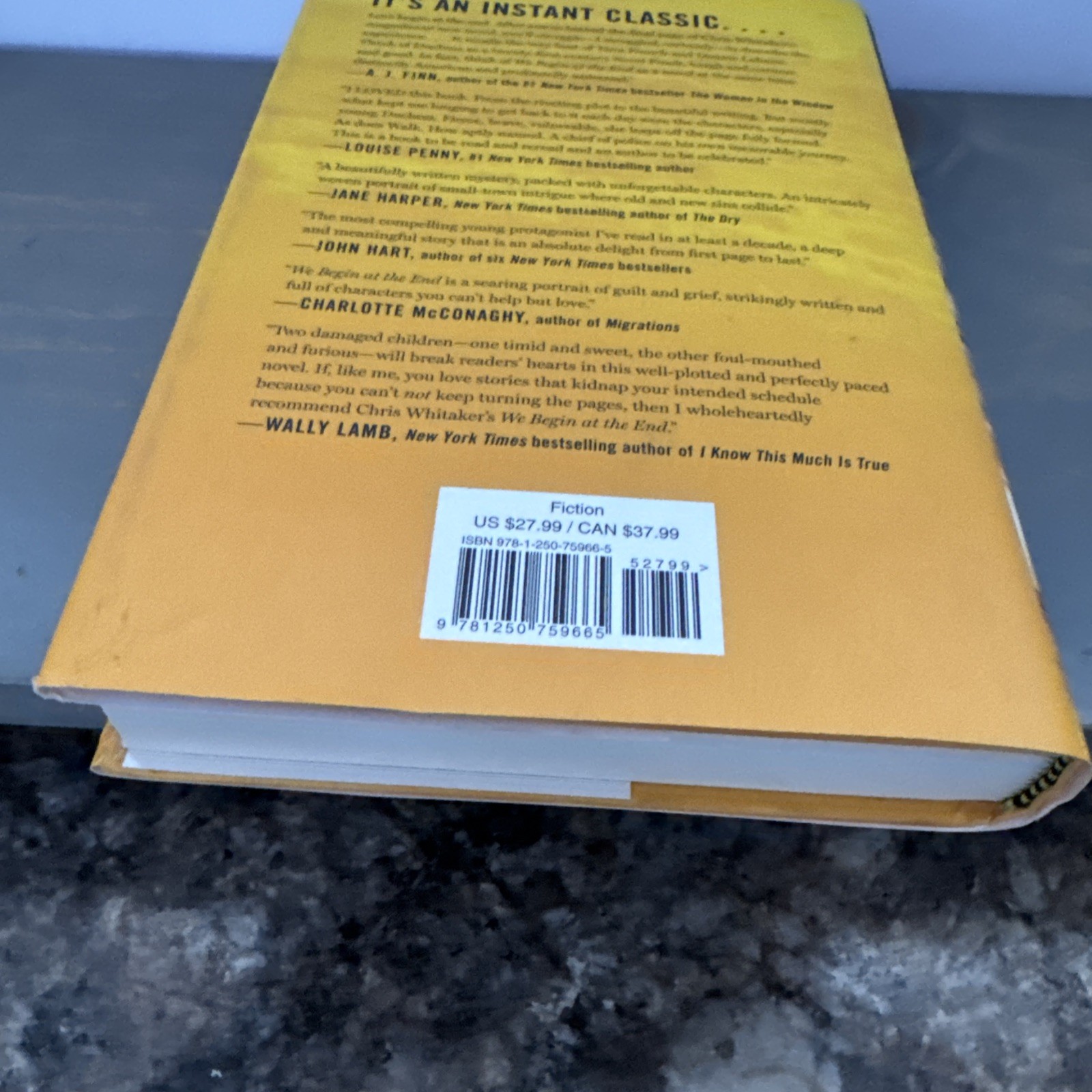 We Begin at the End – Hardcover/DJ By Whitaker, Chris – Very Good