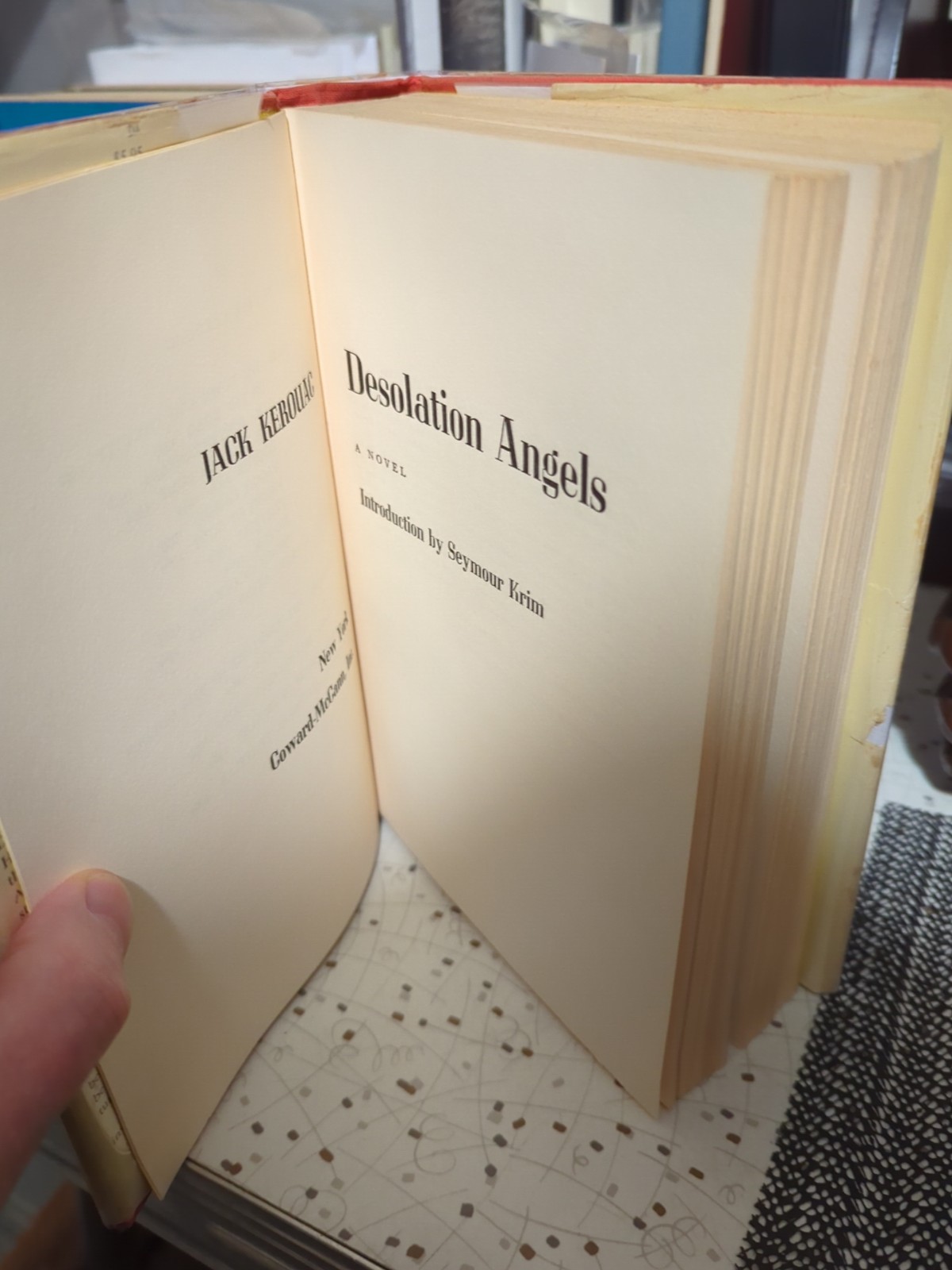 Jack Kerouac Desolation Angels 1st Edition 1st Printing 1965 Coward McCann HCDJ