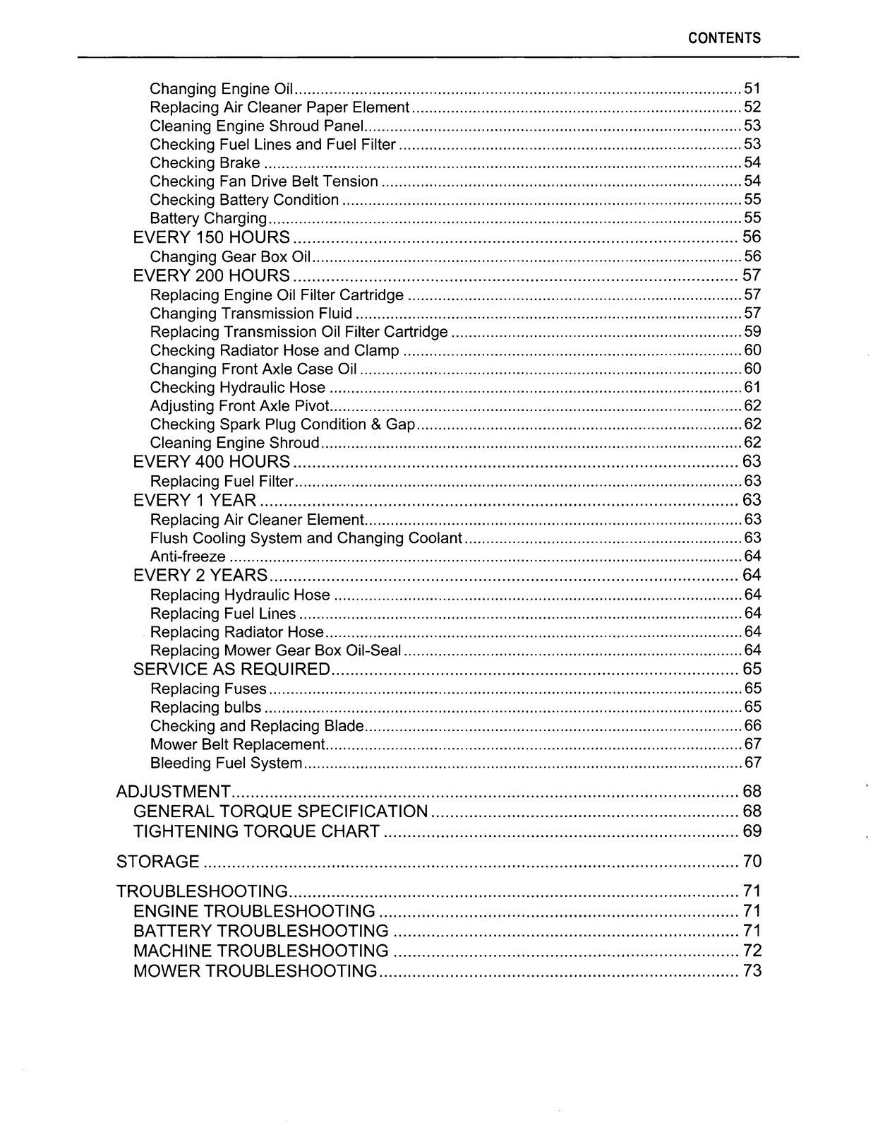 KUBOTA GR2000 GR2100 LAWN TRACTOR OPERATORS MANUAL BINDER – TOUGH FRONT & BACK