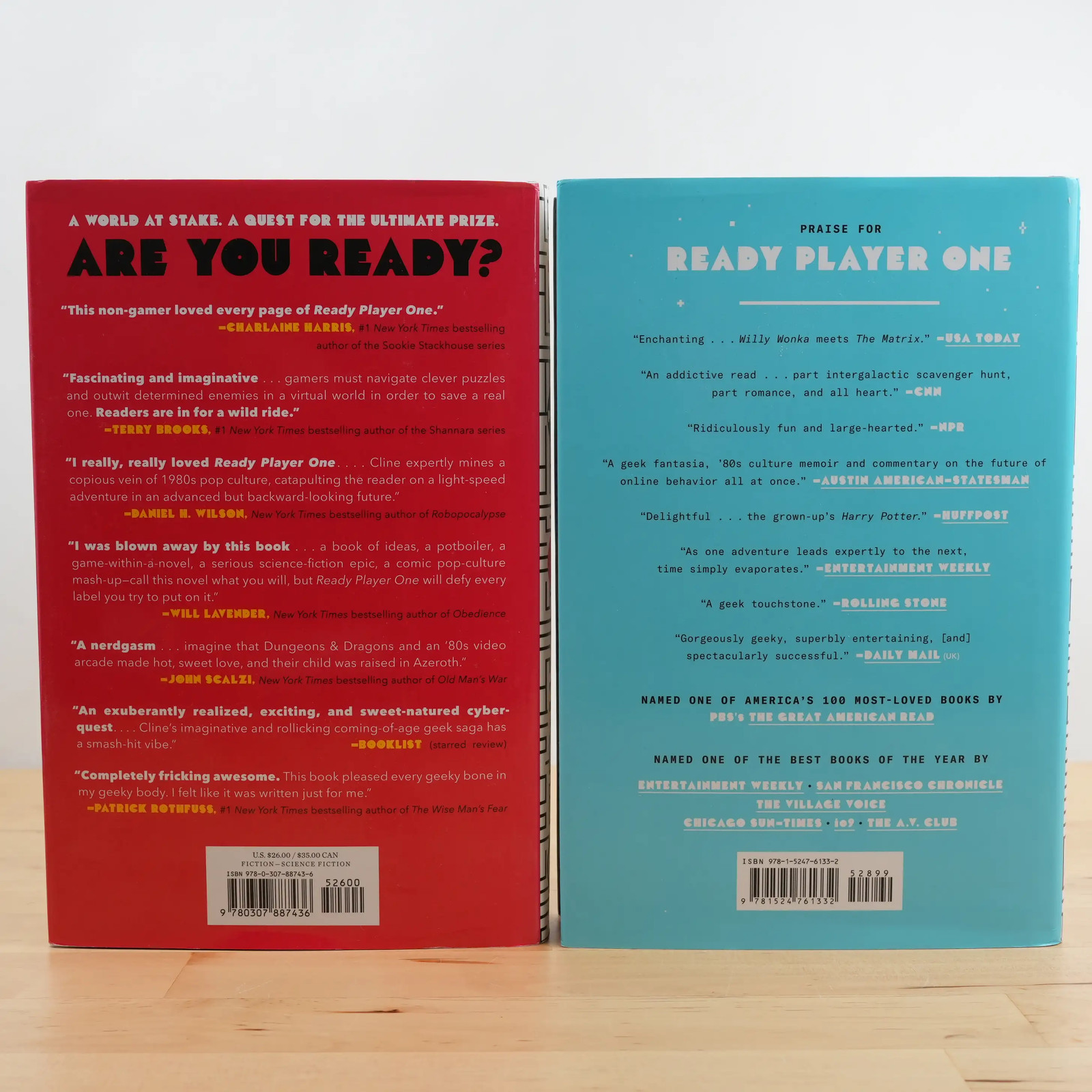 Ready Player One (1st/28th) and Ready Player Two (1st/1st) by Ernest Cline