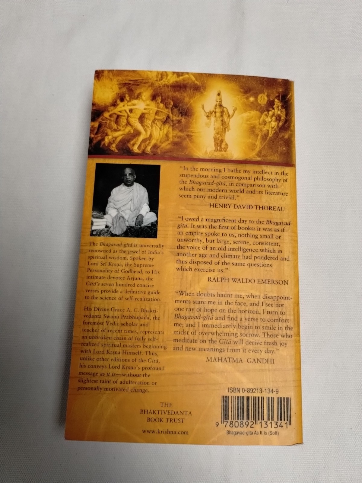 Bhagavad-Gita : As It Is by A. C. Bhaktivedanta Prabhupada 2018 Paperback