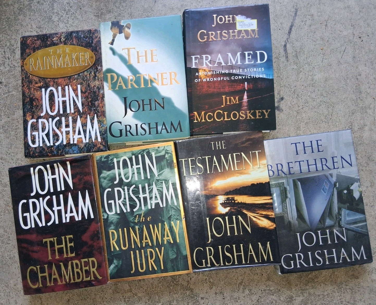 John Grisham Hardcover Books