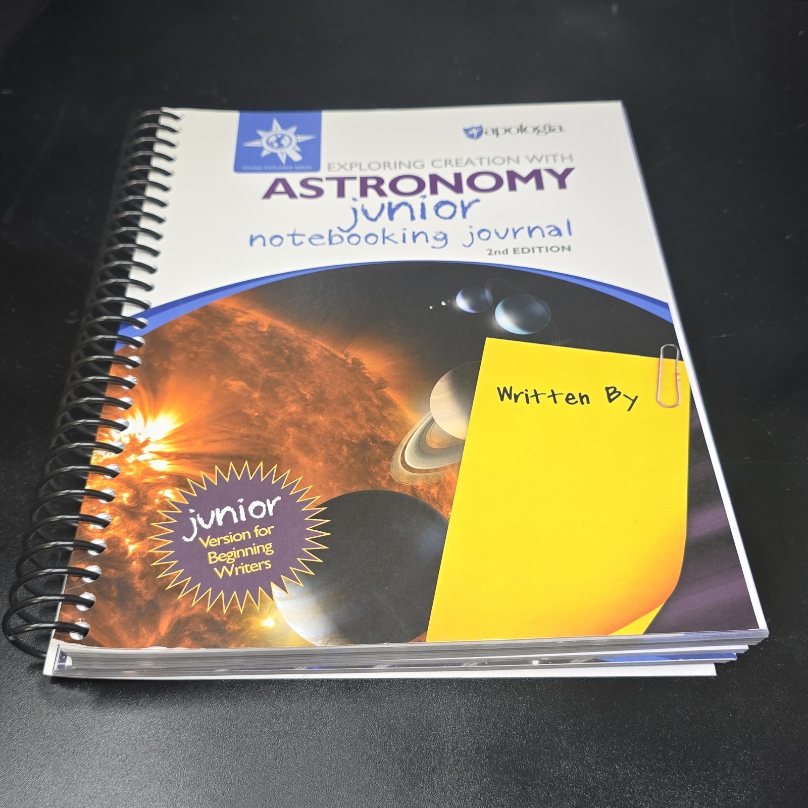 Apologia Astronomy 2nd Edition, Junior Notebooking Journal Spiral bound