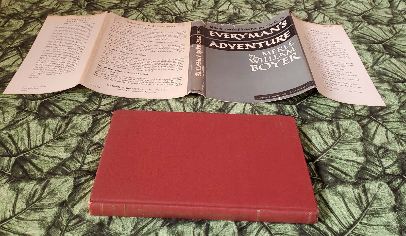 Everyman’s Adventure by Merle William Boyer, 1947, HC/DJ