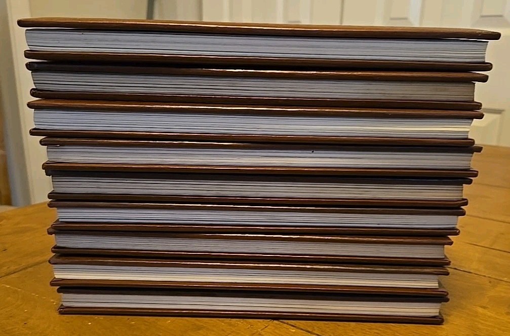 LOT of 9 Time Life Books „The Old West“ Vintage 1970s Faux Leather Bound