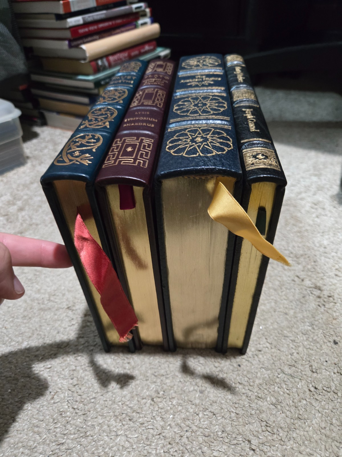 The Easton Press Lot of 4 Books – The Arabian Nights, Heart of Darkness, Goethe