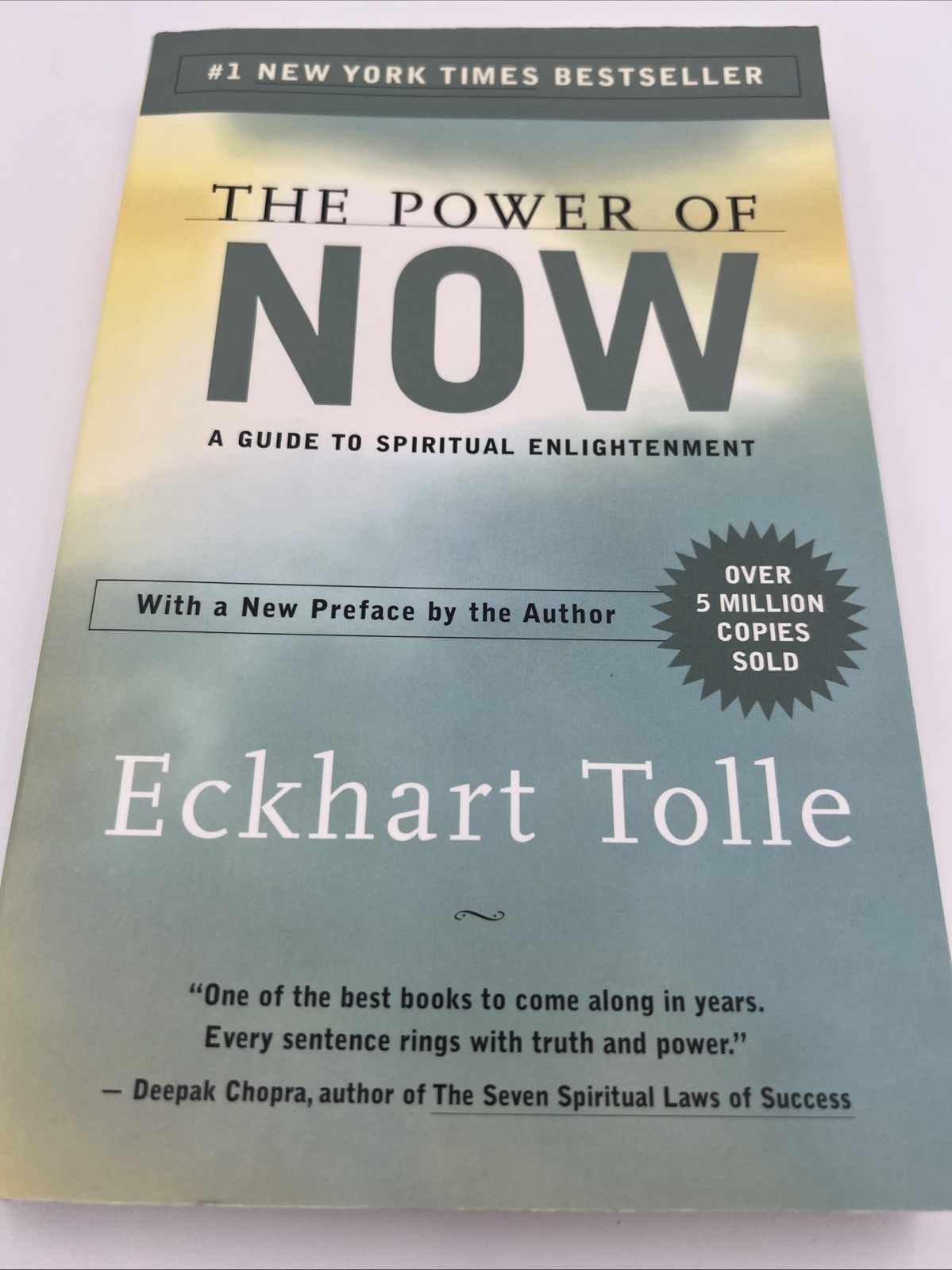Eckhart Tolle The Power of Now A Guide To Spiritual Enlightenment Self-Help Book