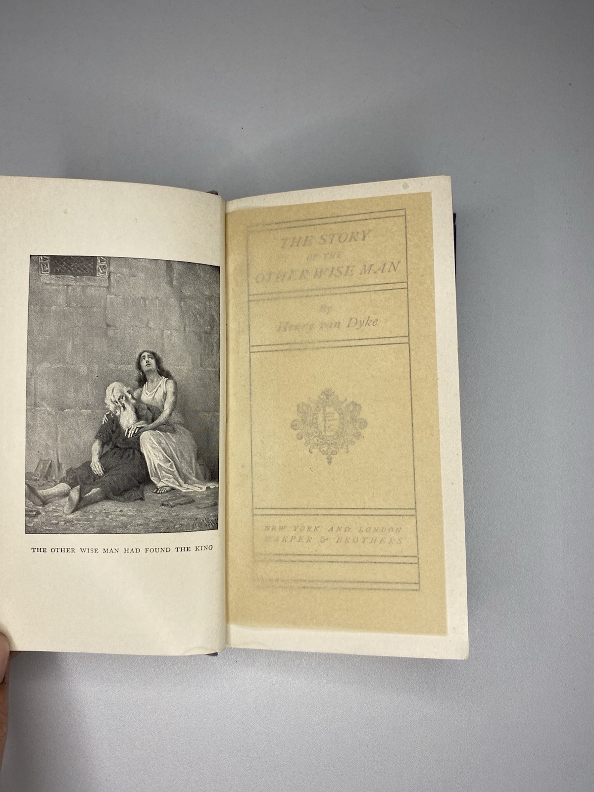 Vintage Book The Story of the Other Wise Man by Henry Van Dyke 1899 Pocket Size