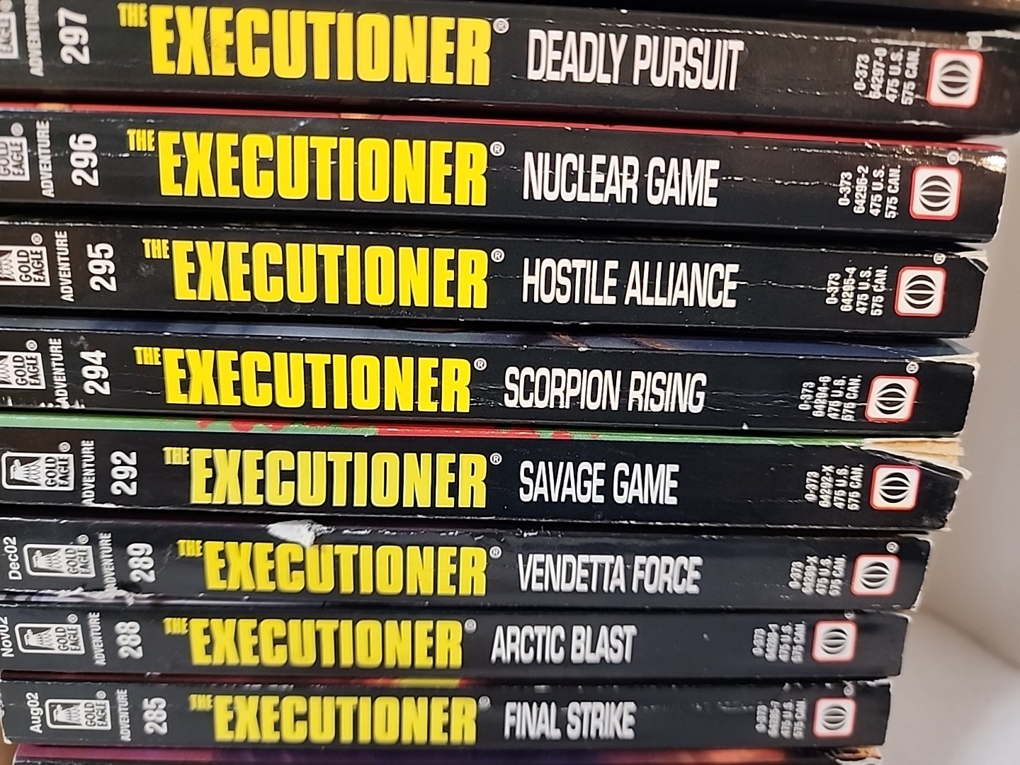 Don Pendleton’s The Executioner Lot of 27 1st Edition Gold Eagle Paperback Books