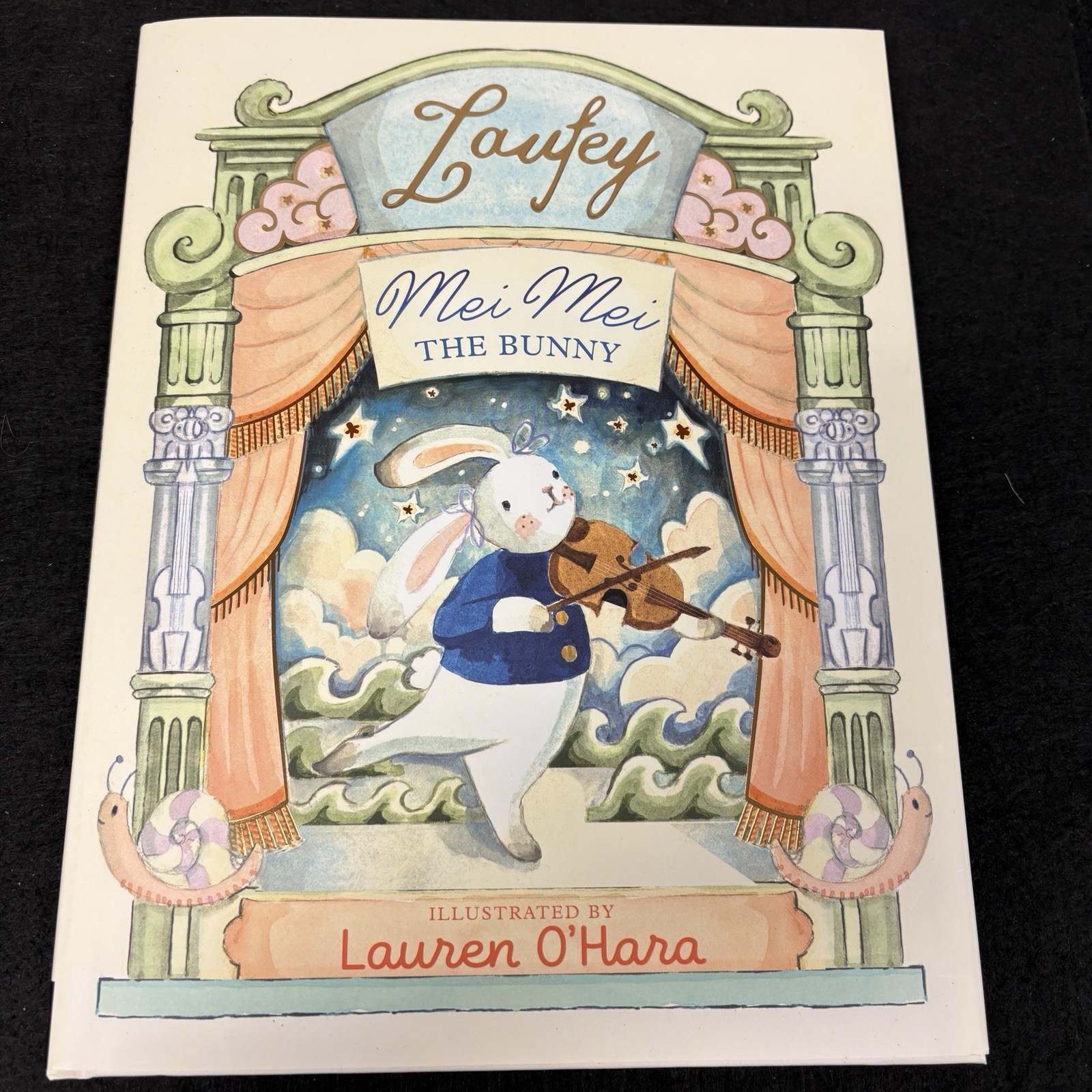 Laufey Signed Hard Copy Book Mei Mei The Bunny JSA Authentic Purple Ink Rare