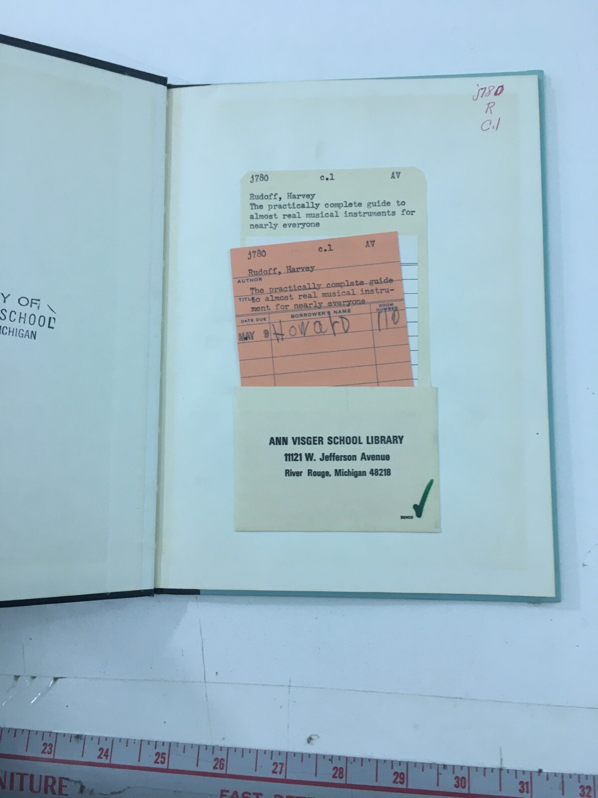 Practically Complete Guide To Almost Real Musical Instruments – Rudoff (1968, HC