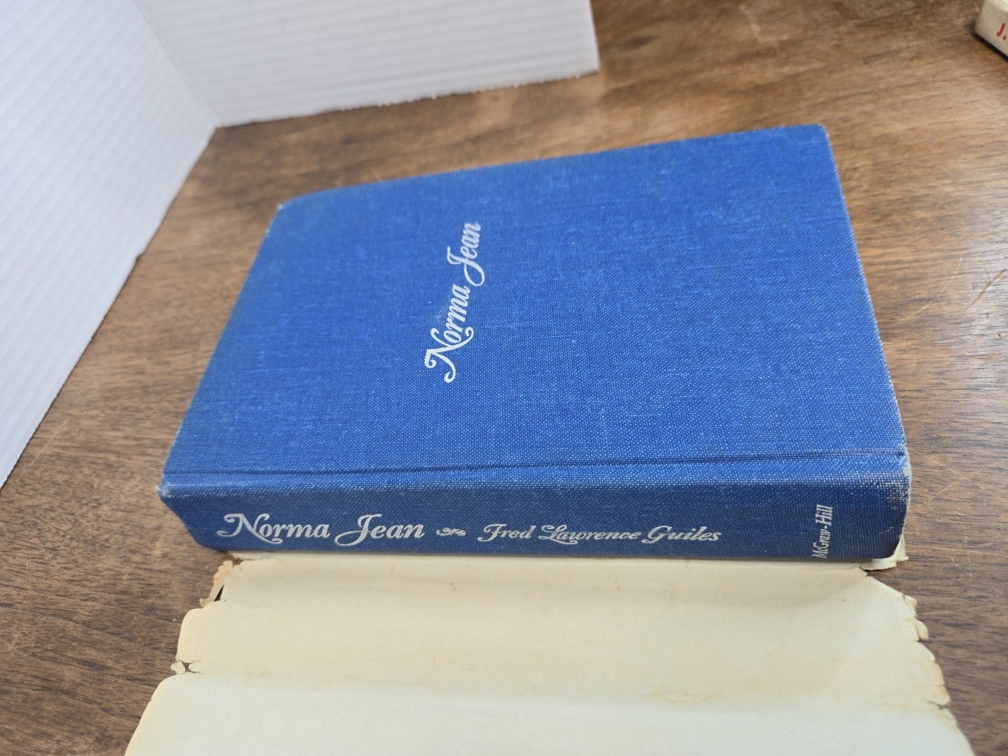 Norma Jean, by Fred Lawrence Guiles, 1969 Marilyn Monroe Biography, HC BCE