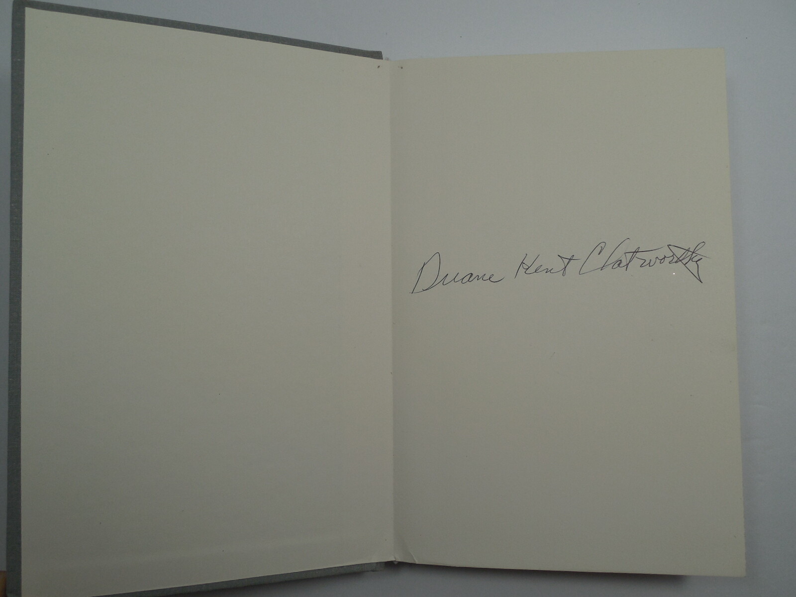 Growing Up on the KC Ranch by Duane Kent Clatworthy, 2013, Signed, Like New