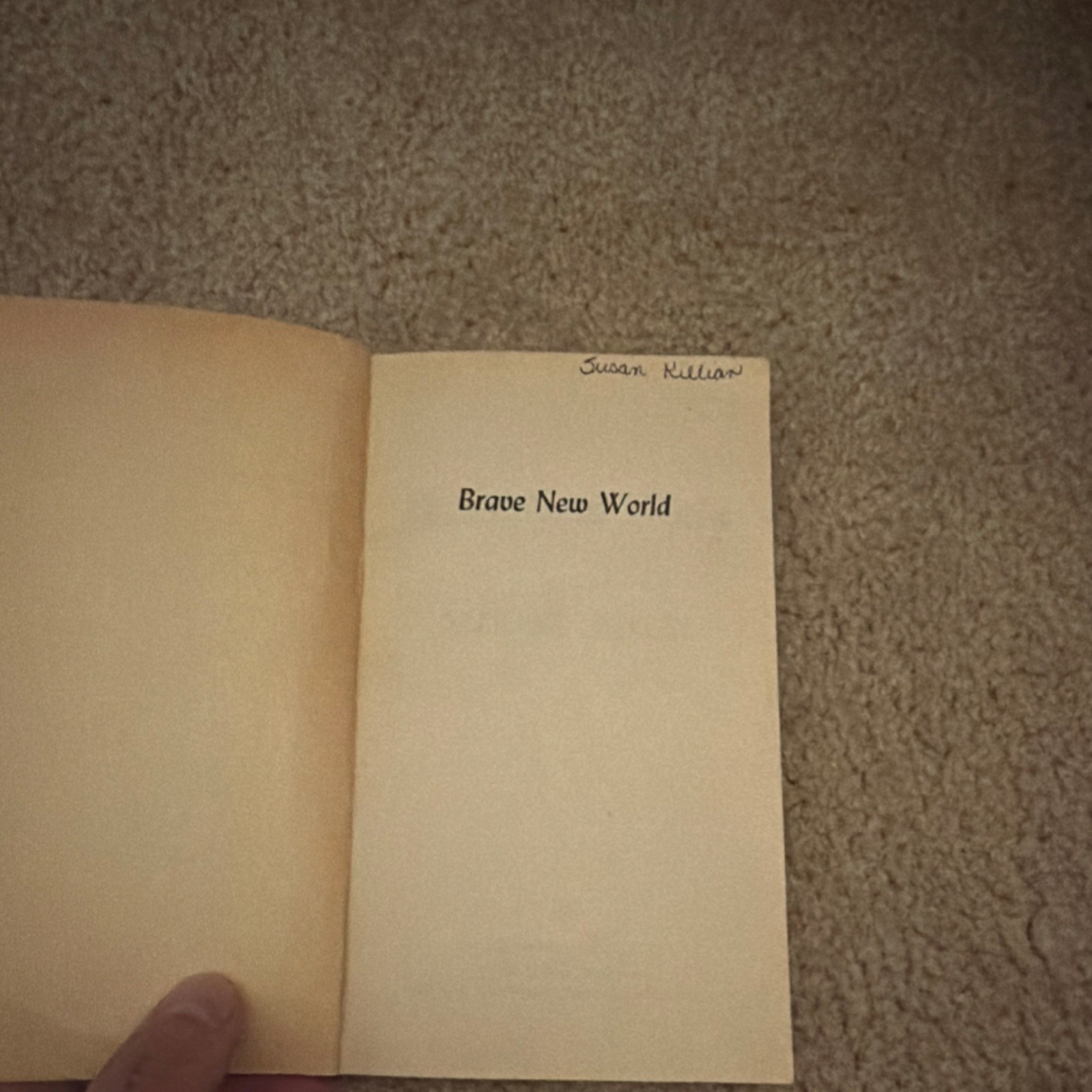 Aldous Huxley Brave New World Harper & Row Paperback 1969 Fiction 1st Ed