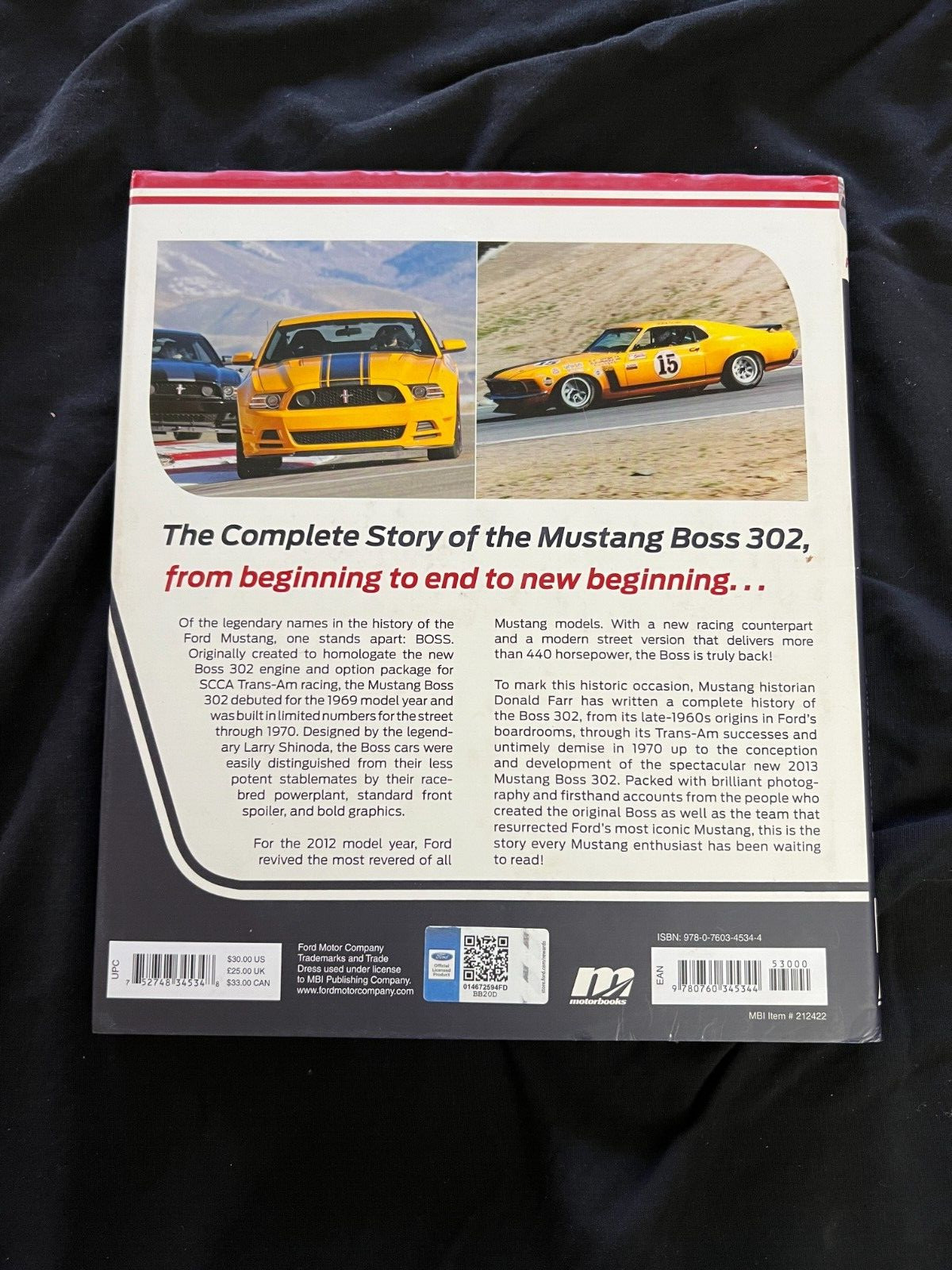 Mustang Boss 302: From Racing Legend to Modern Muscle Car Donald Farr Revised Ed