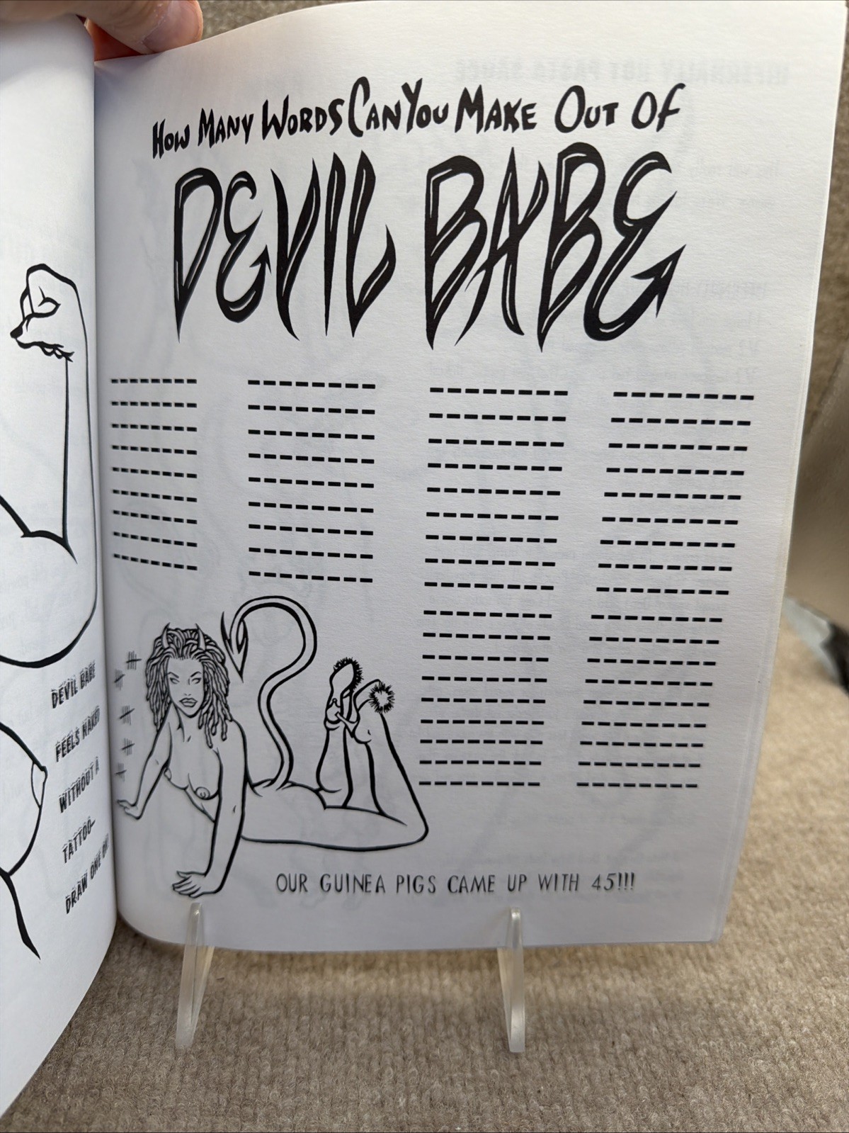 Devil Babe’s Big Book of Fun by Isabel Samaras (1997, Trade Paperback)