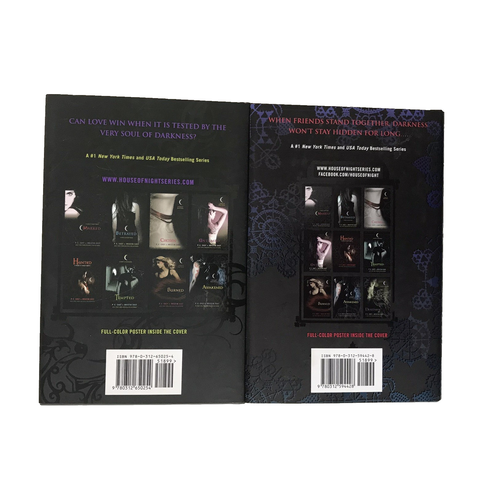 Lot 10 House of Night Vampire Book Series P.C. Cast #2 -11 (7 HC+3 PB) Very Good