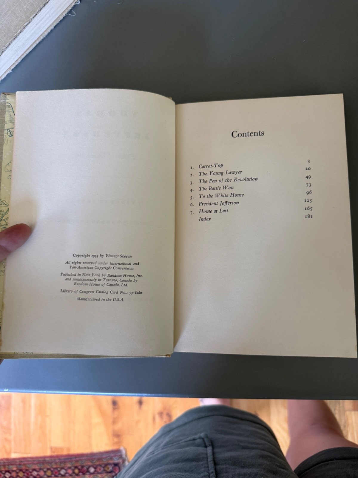 1953 THOMAS JEFFERSON, FATHER OF DEMOCRACY, A LANDMARK BOOK