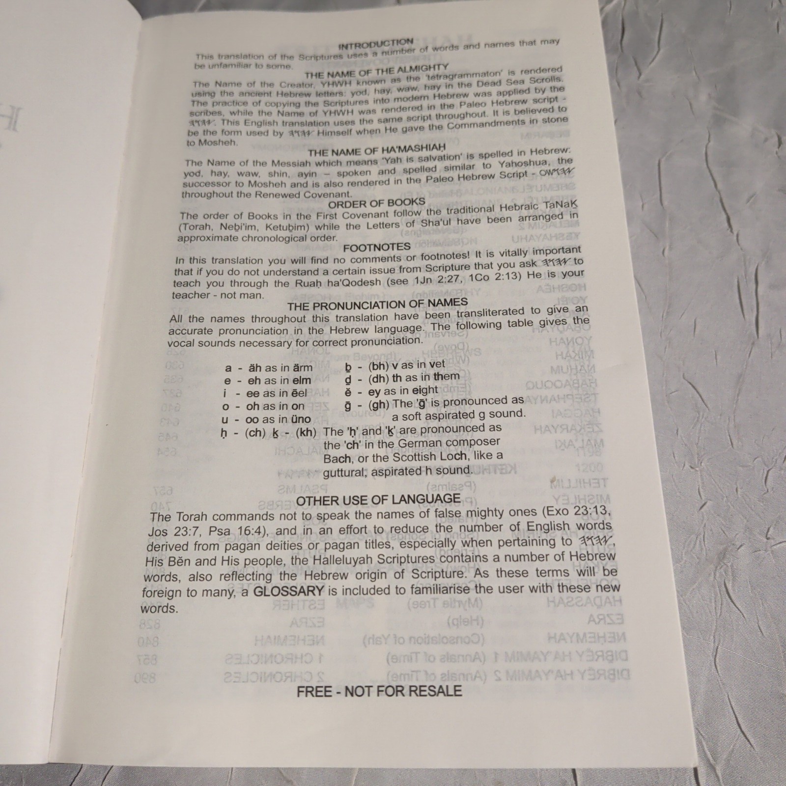 HalleluYah Scriptures Book