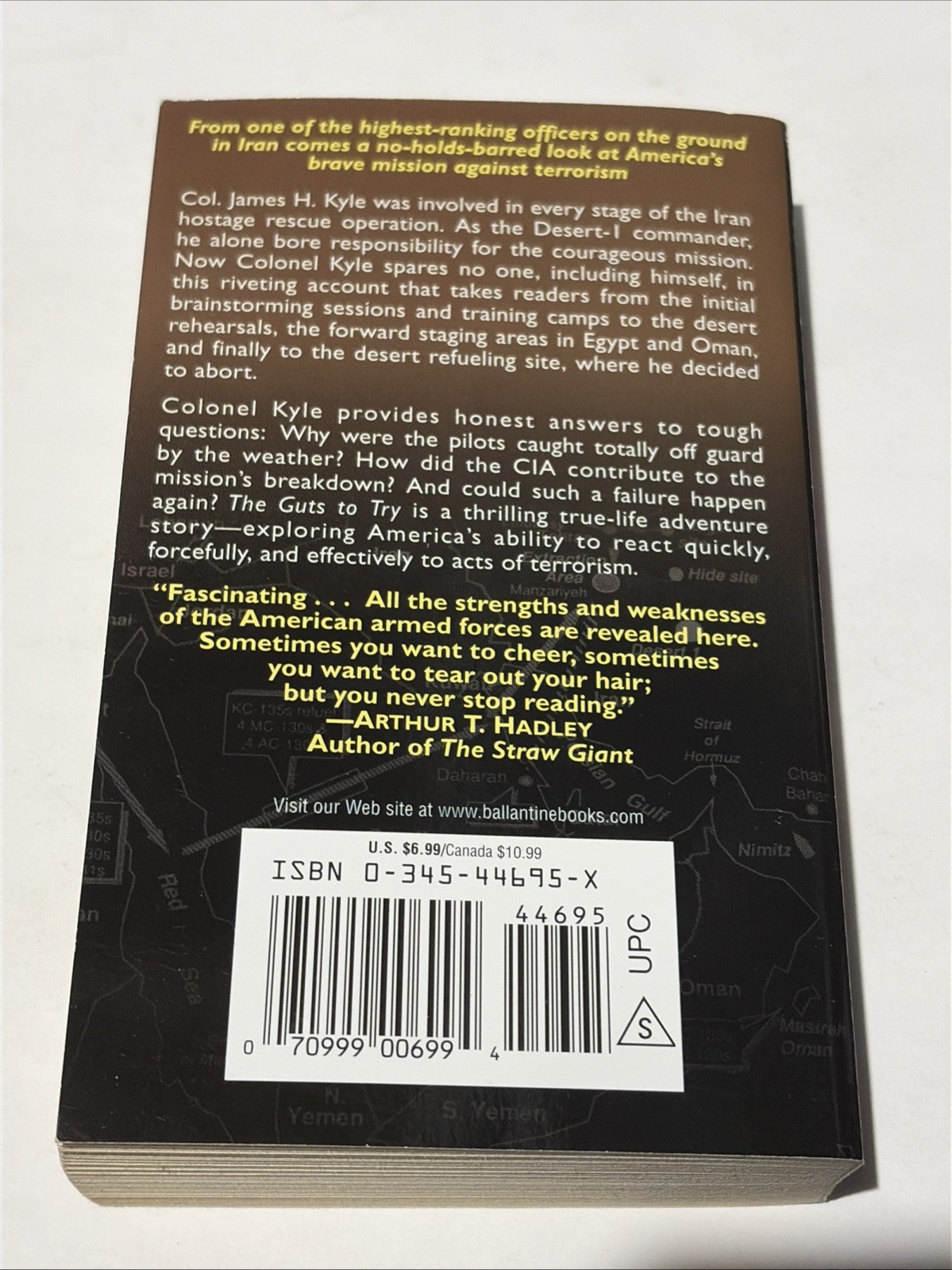Guts to Try : The True Story of the Iran Hostage Rescue Mission by the on Scene