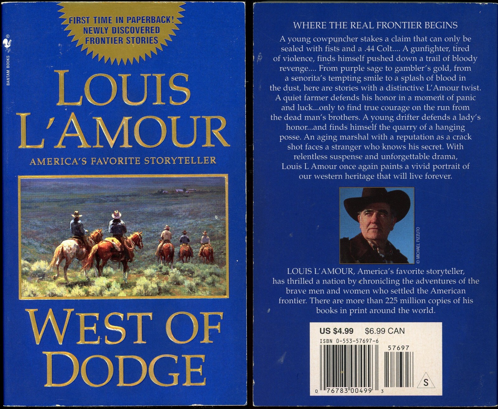Western Collection Action Adventure Lot of 5 Paperback by Louis Lamour