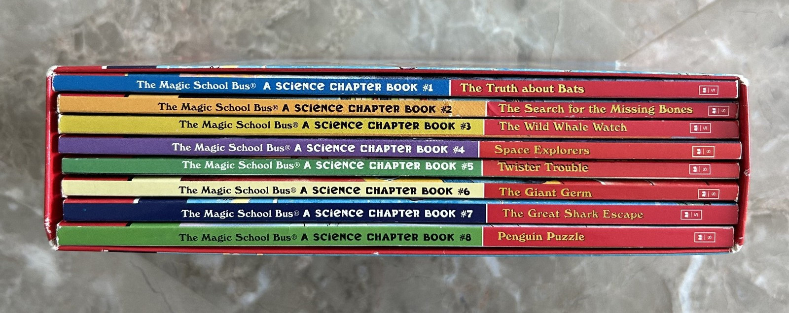 The Magic School Bus Chapter Books Boxed Set 1 2 3 4 5 6 7 8 Scholastic
