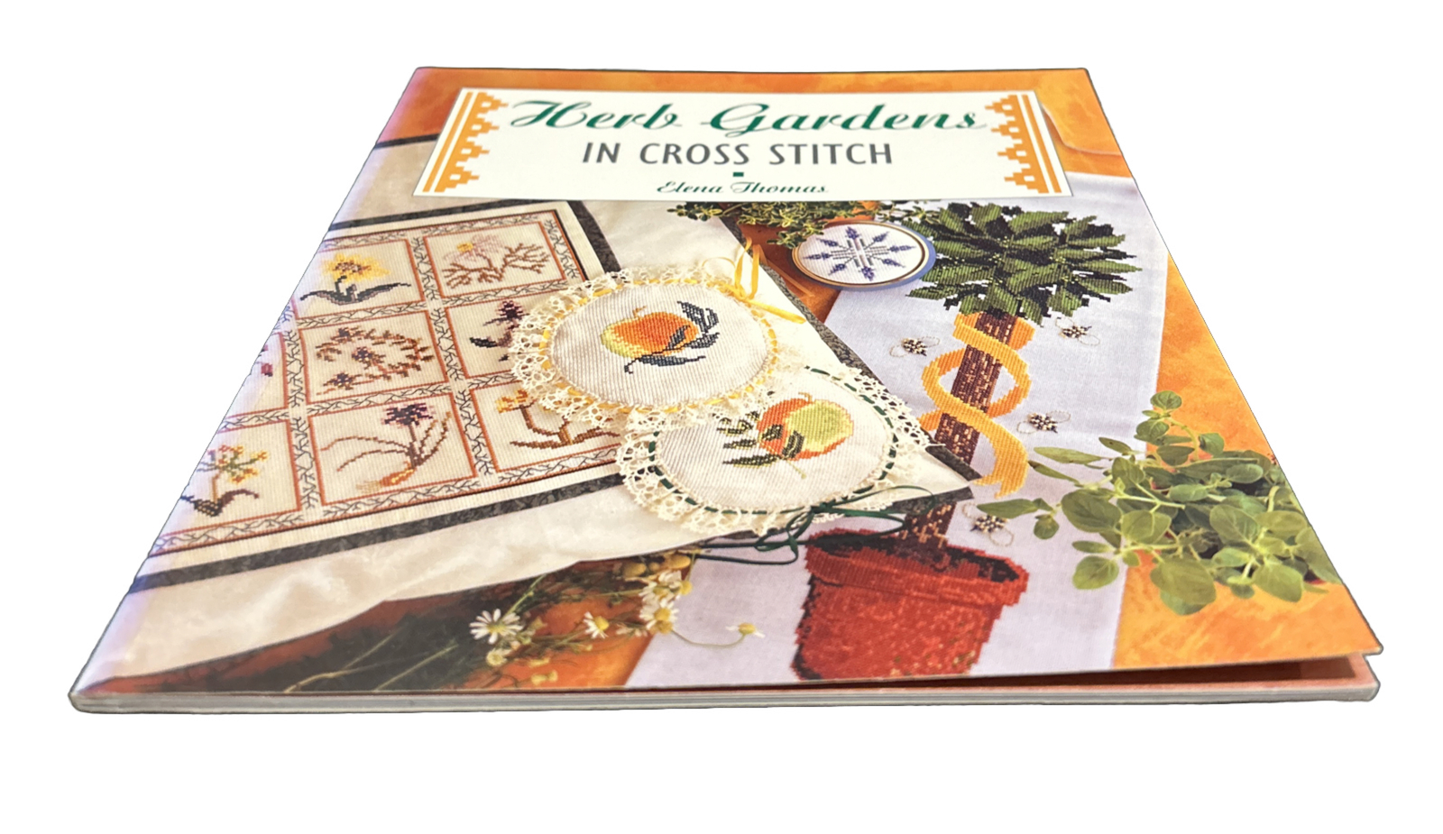 Herb Garden In Cross Stitch By Elena Thomas, Paperback, 1997