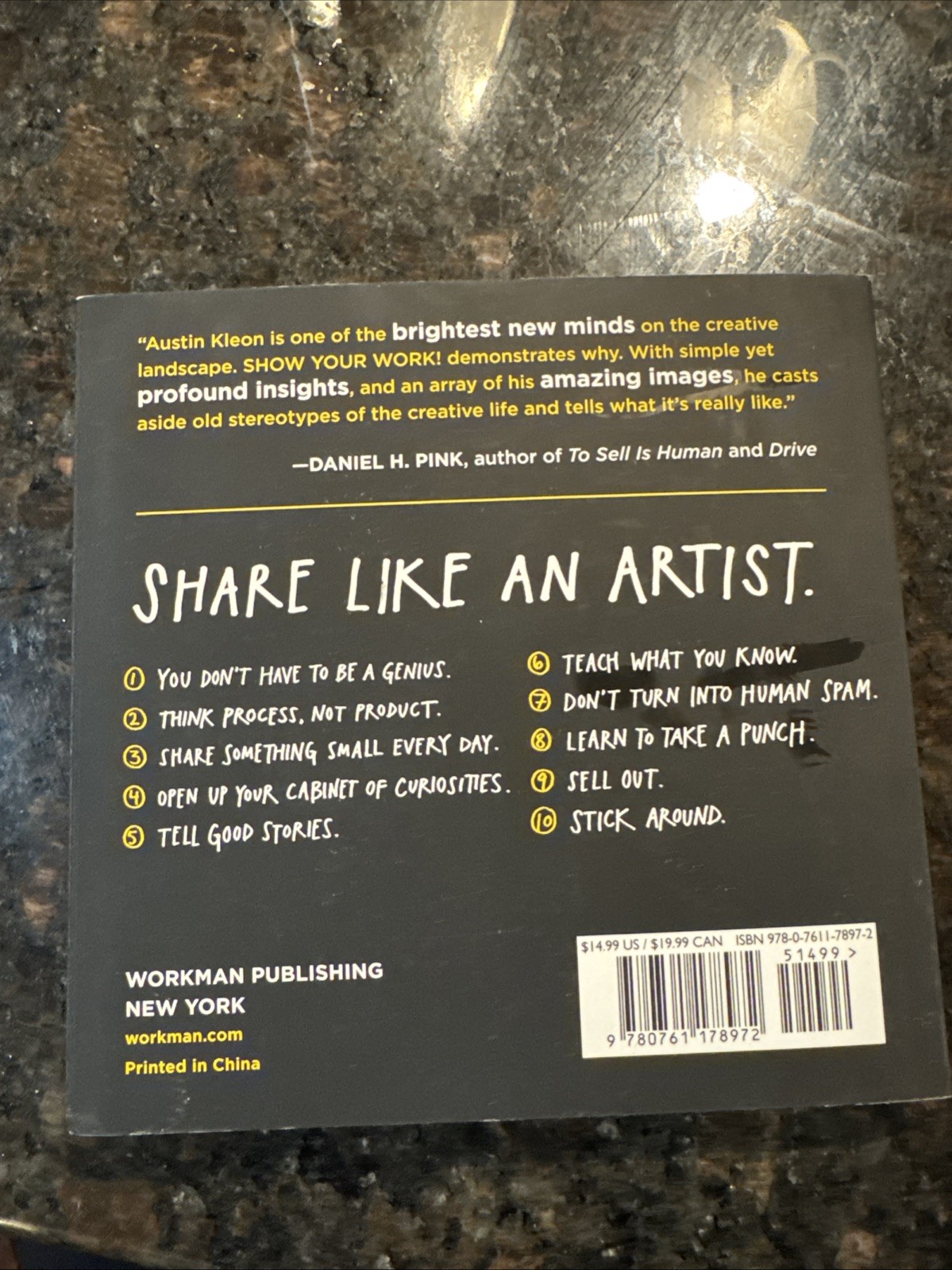 Austin Kleon Keep Going: 10 Ways to Stay Creative in Good Times and Bad