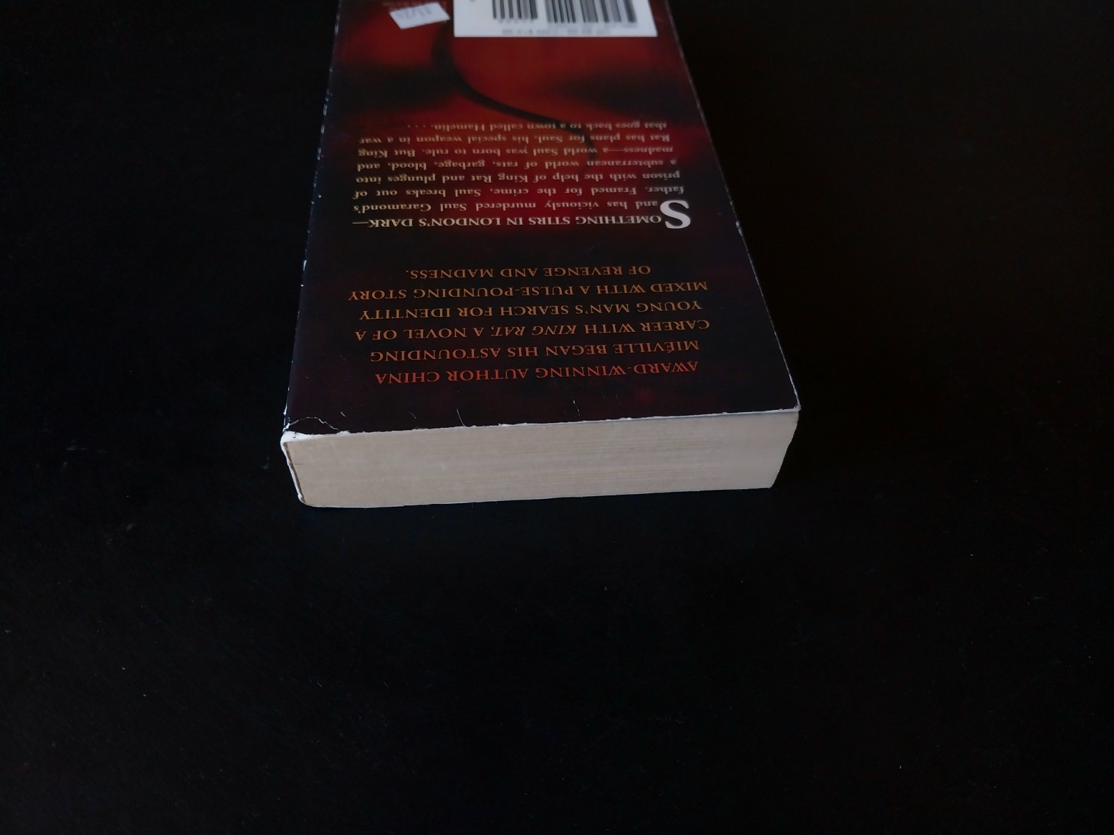 China Miéville – King Rat – Tor First Mass Market Edition First Printing 2018
