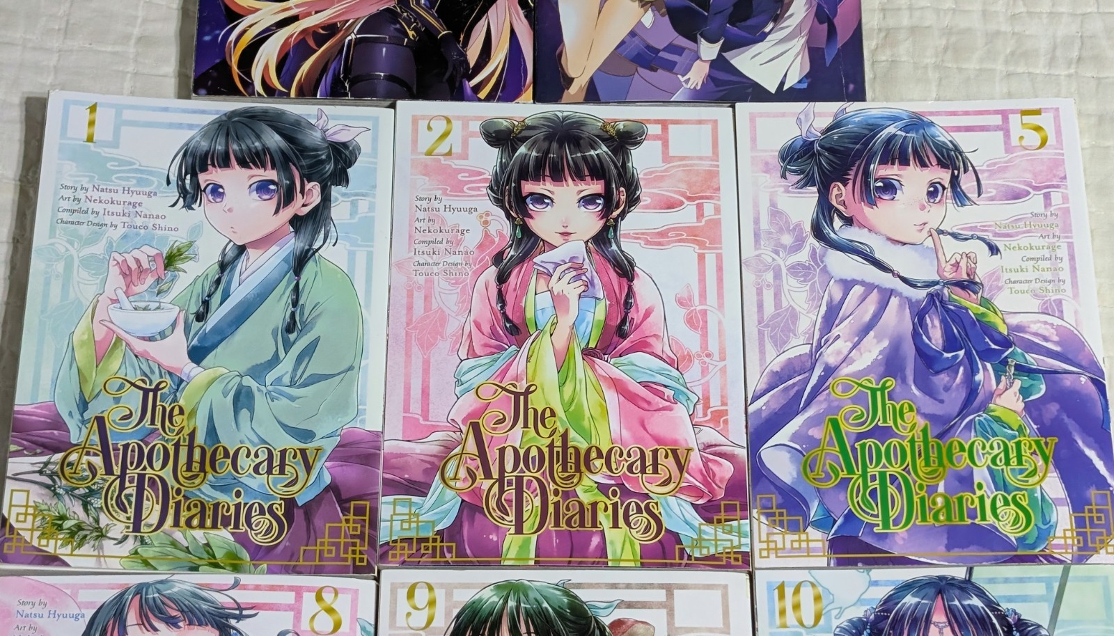 (8) Magna Books The Apothecary Diaries 1-2, 5, 8-10 & The Eminence In Shadow 1-2