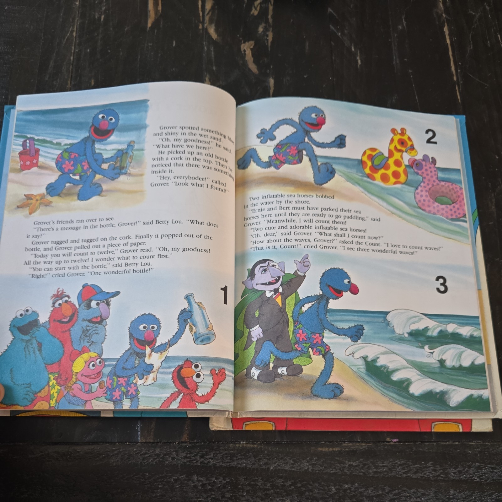 Vintage On My Way With Sesame Street Books Lot Of 3 1989 (Volume 1, 2 & 9)