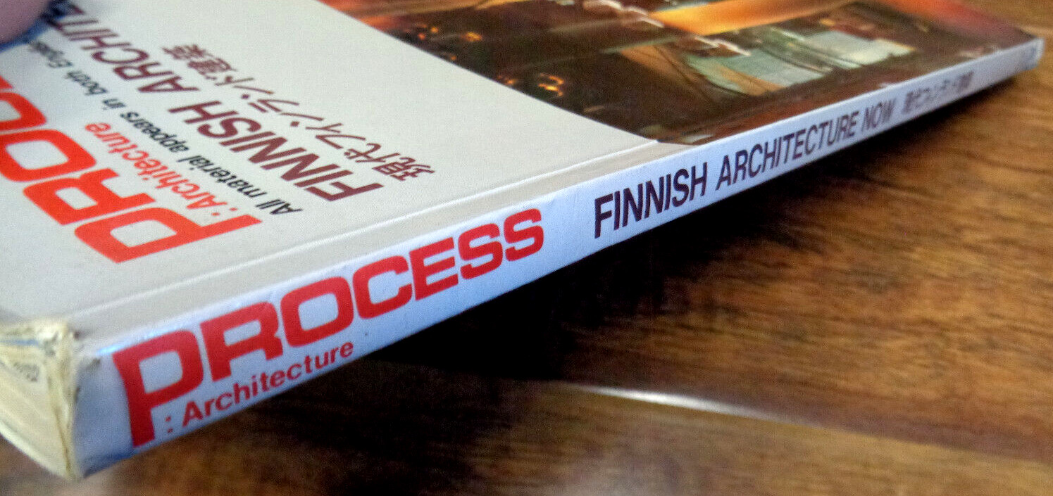 PROCESS: ARCHITECTURE 37 JAPANESE BOOK FINNISH ISSUE ENG/JP LANGUAGE 1983