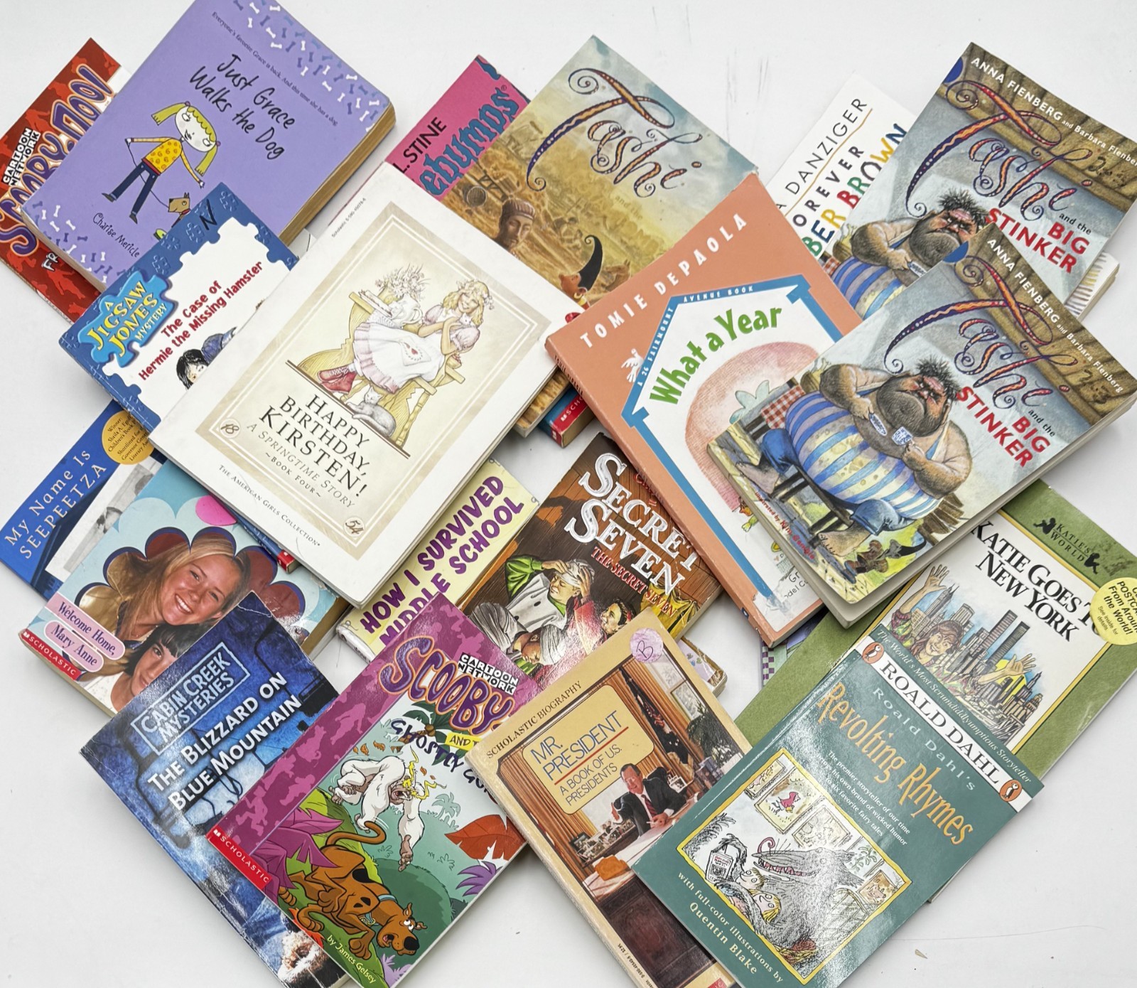 Bulk/Huge Lot of 50 of Children’s Kids Chapter Books – Random – Free Shipping!