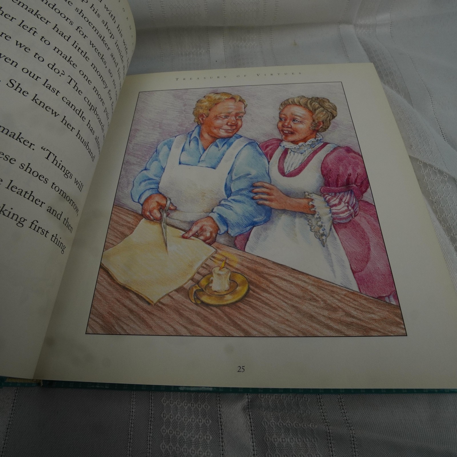 Treasury Of Virtues Courage Love Honesty Kids Illustrated Hardcover Storybook
