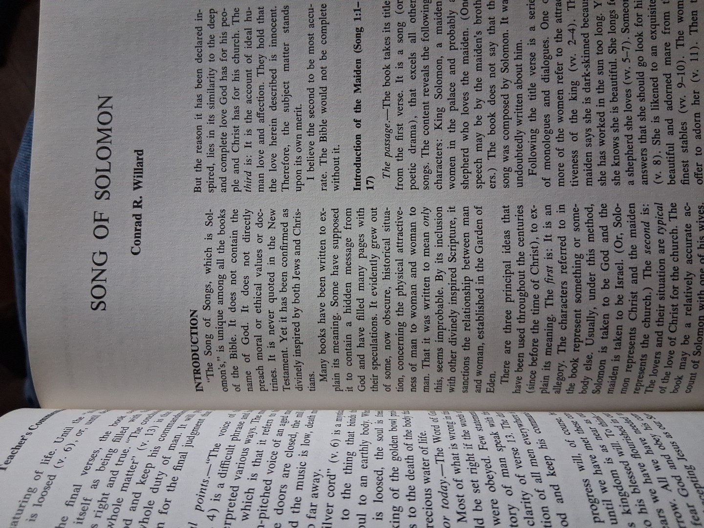 The Teacher’s Bible Commentary – Paschall & Hobbs – 1972 HC/DJ. 824 Pages. ❤