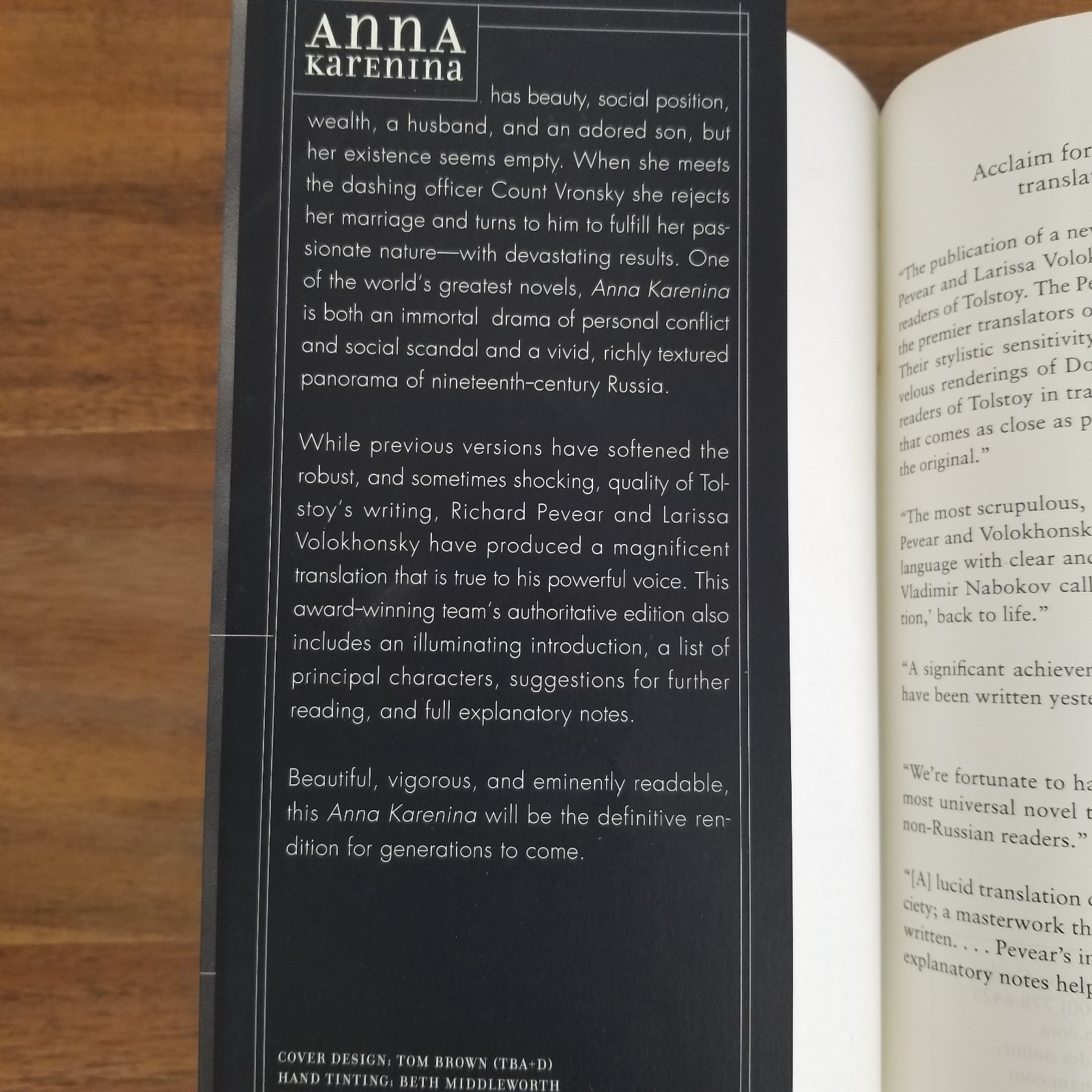 Anna Karenina Paperback Soft Cover Leo Tolstoy 800+ Pages Y2K Edition