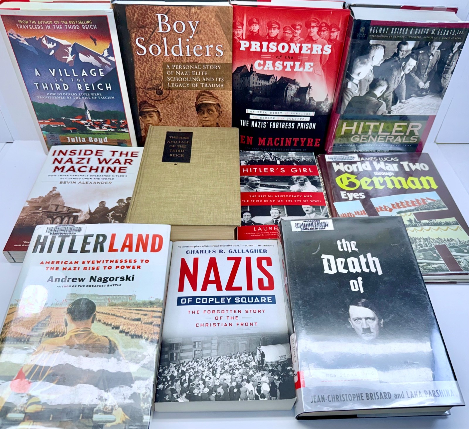 Nazi Germany Book Lot Adolf Hitler’s Girl Prisoners Castle Death of Third Reich