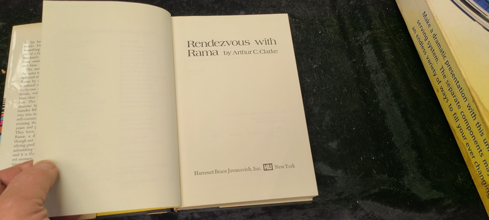 Rendezvous with Rama by Arthur C. Clarke (1973, Hardcover) First Edition