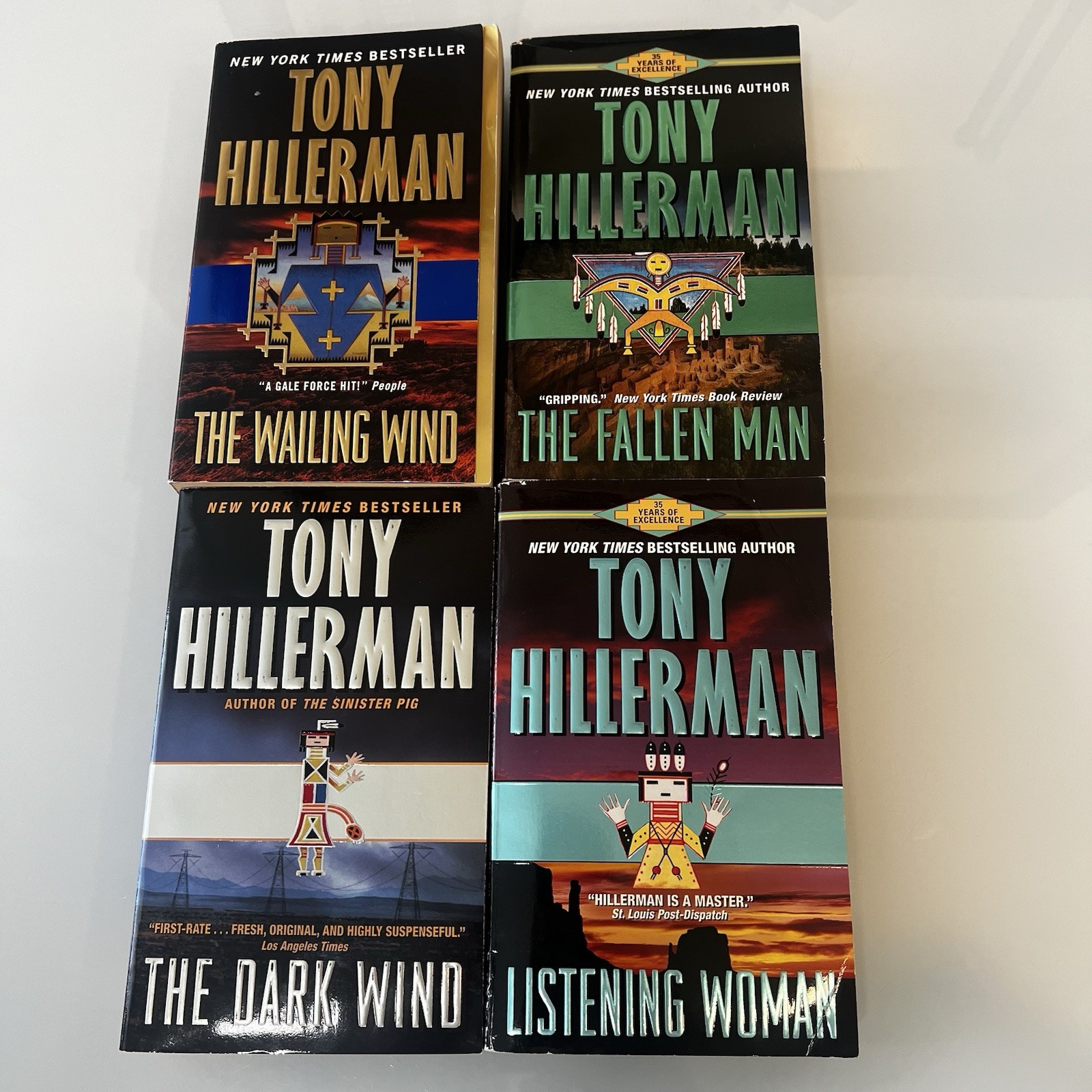 Lot of 12 Mystery Paperbacks by Tony Hillerman, Anne Hillerman