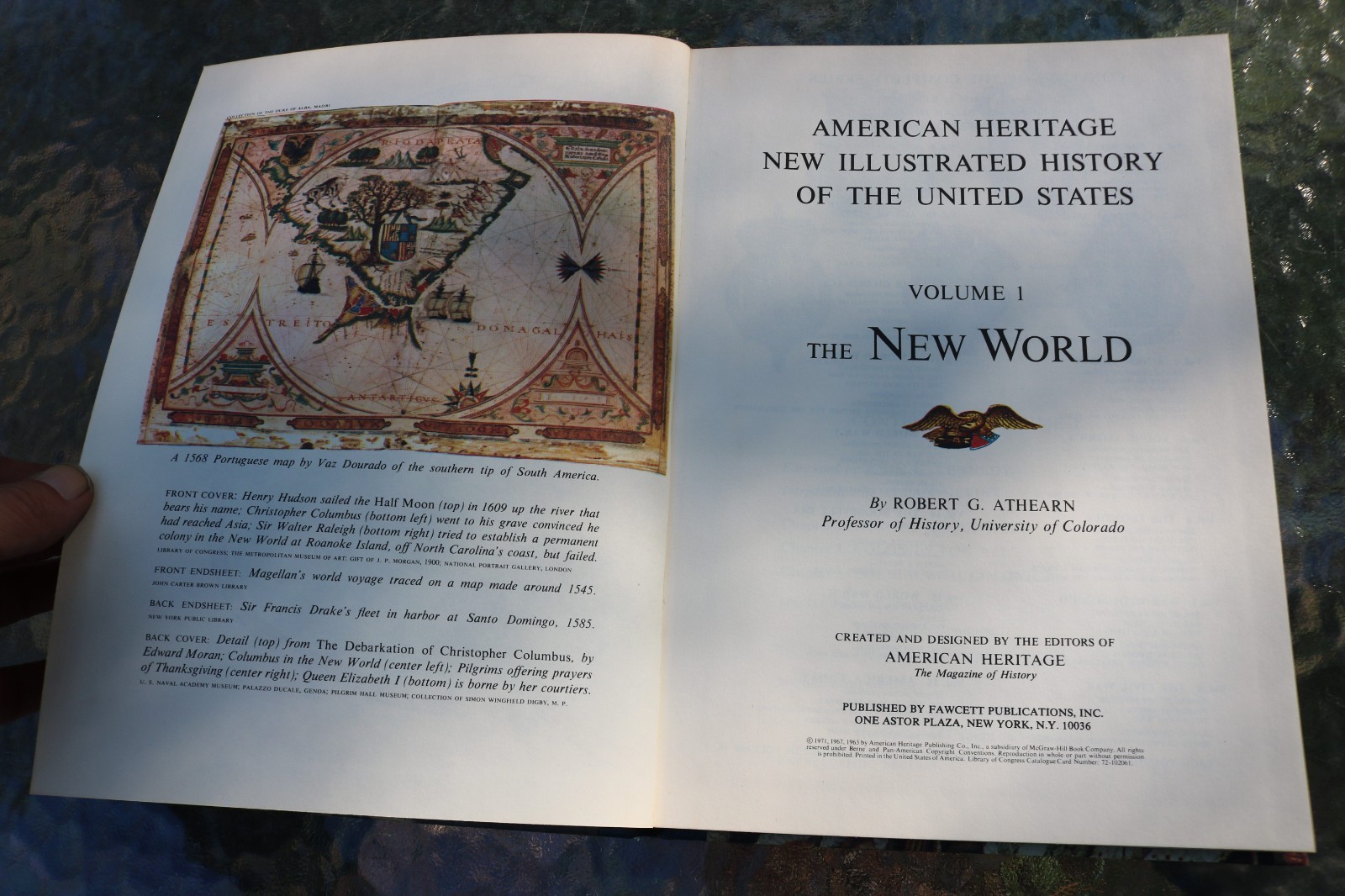 American Heritage History Of The United States, Vol 1 The New World