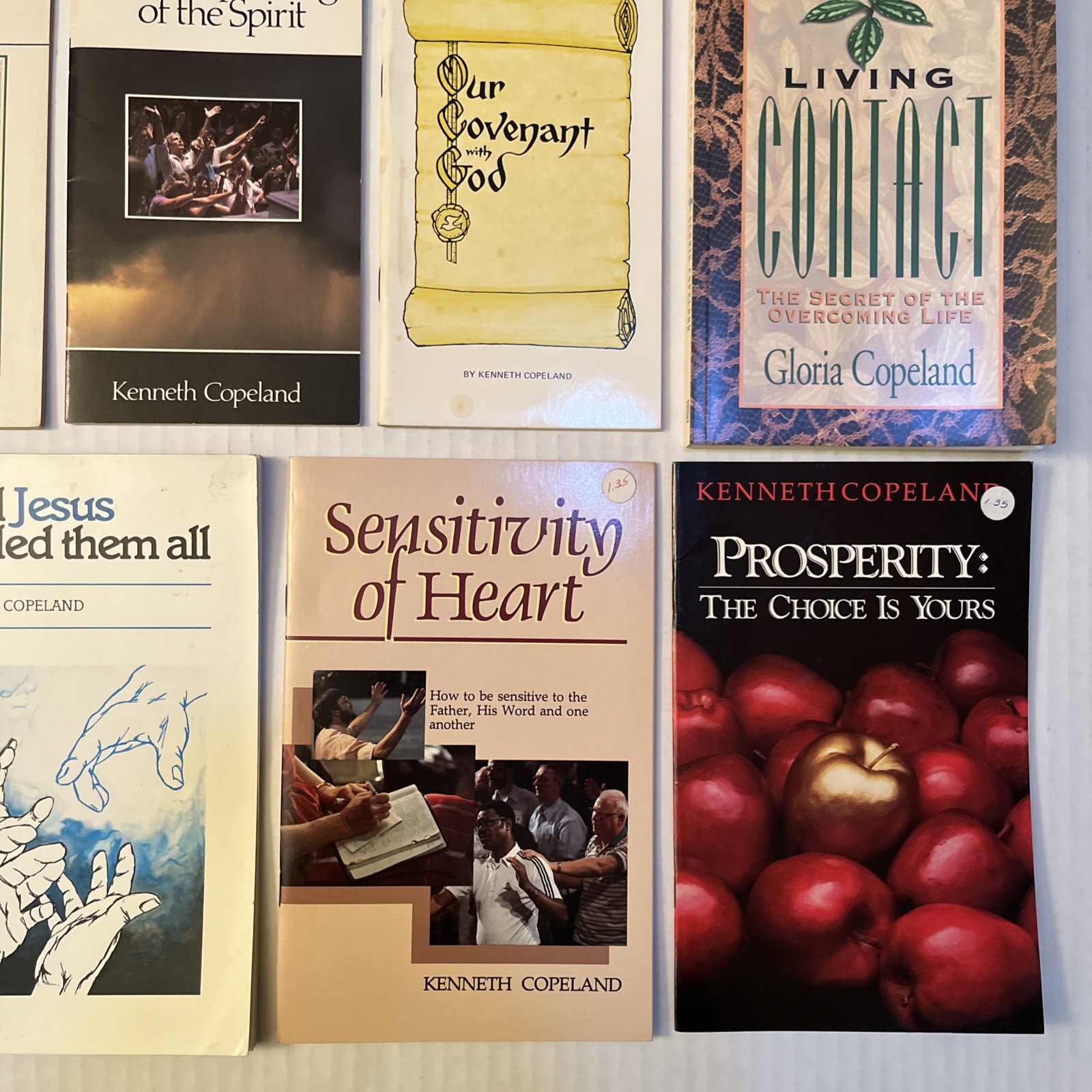 Lot of 13 Kenneth Copeland Books – The Force Of Faith And Righteousness Etc