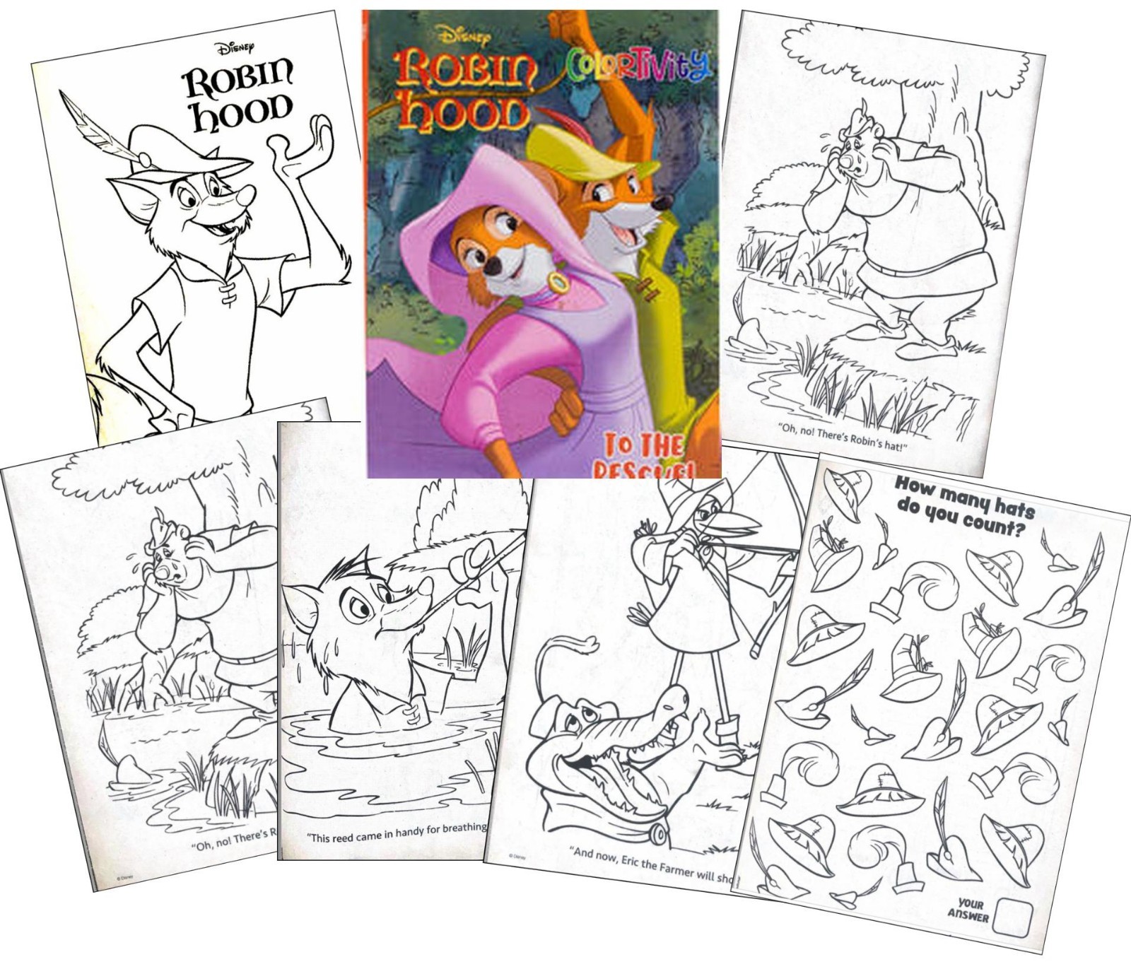 10 Disney Coloring Books Classic Movie Characters Full Size Books 700 Pages
