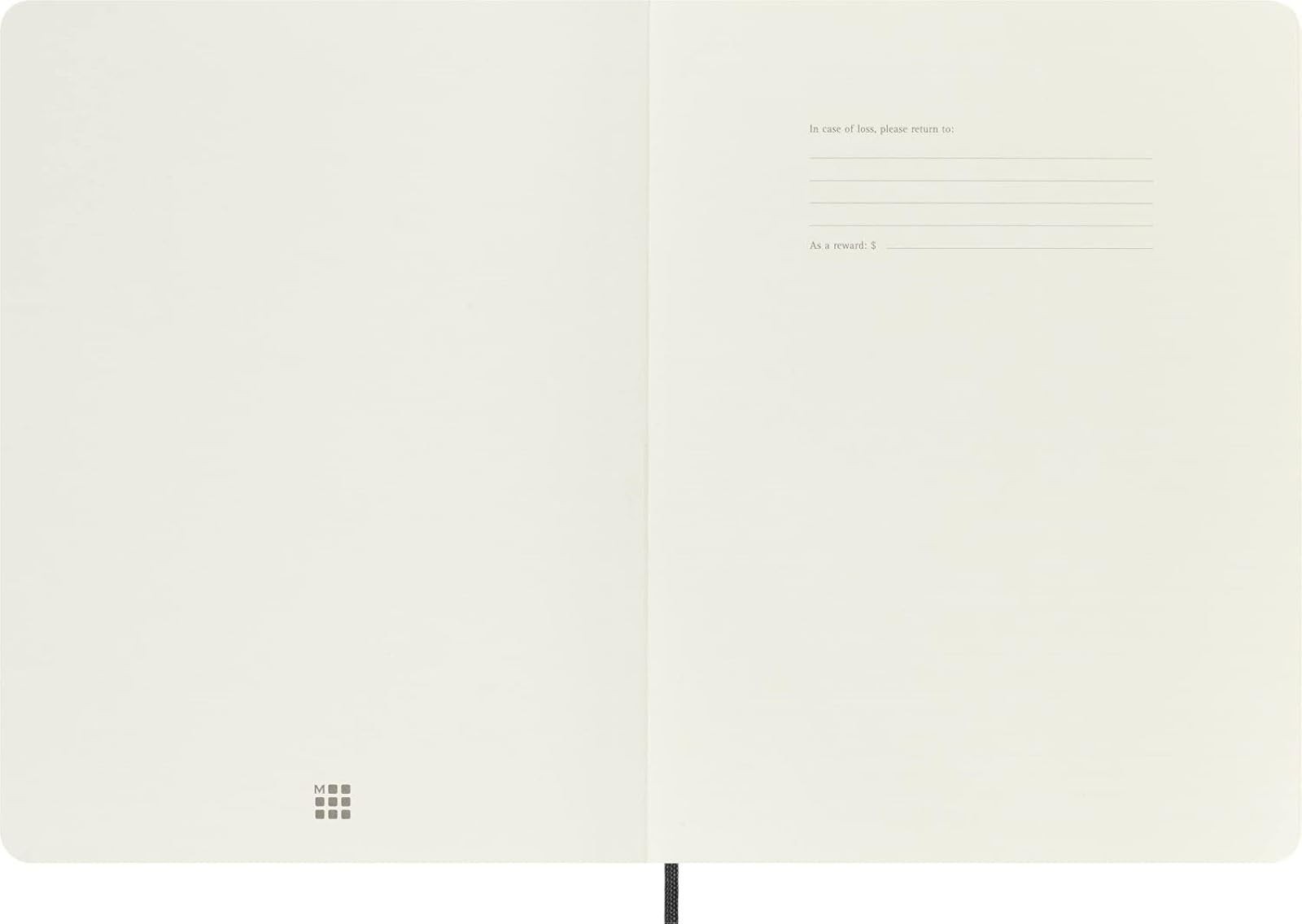 Moleskine Classic Notebook, Soft Cover, XL (7.5 x 9.5 in.) Plain/Blank