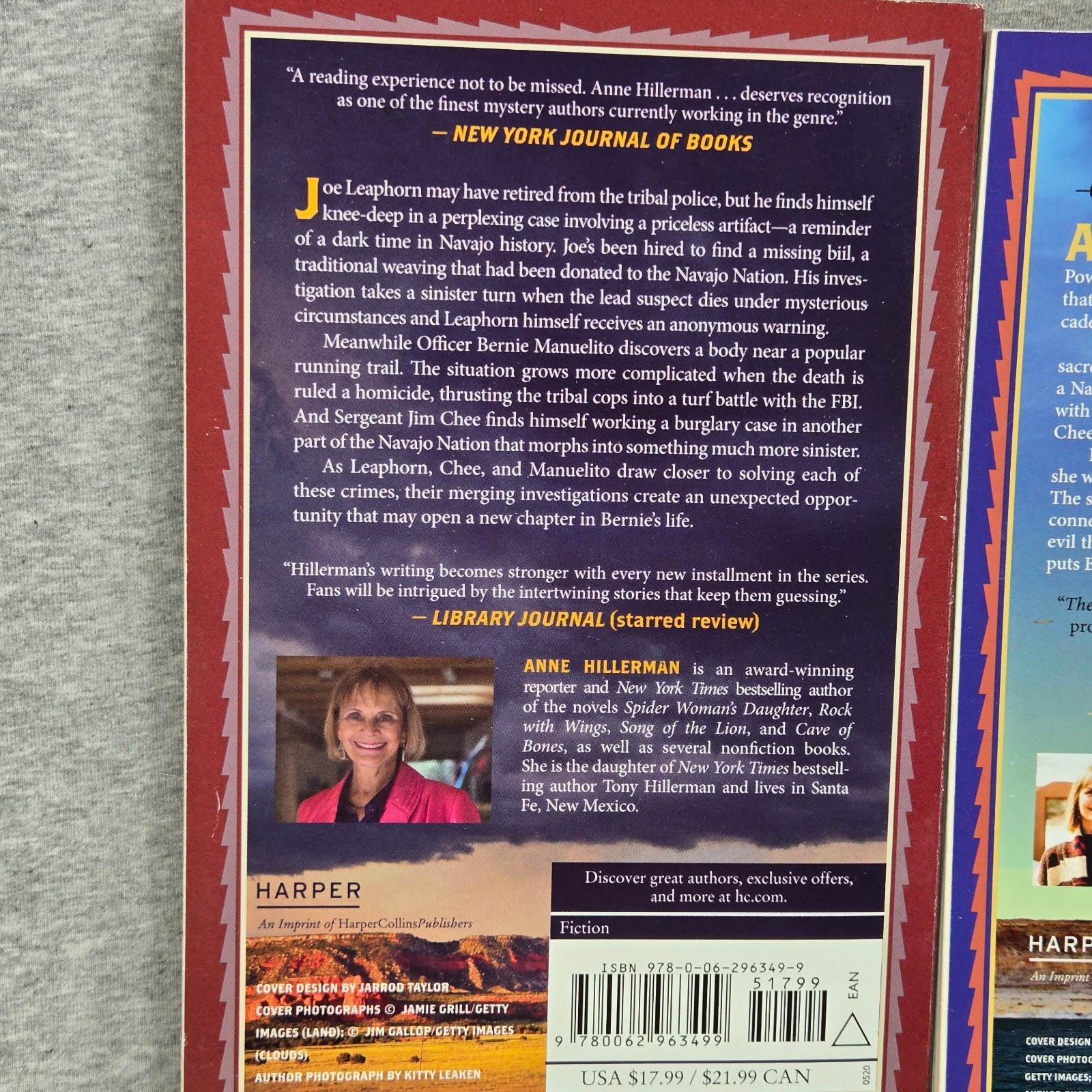 LOT OF 5 ANNE HILLERMAN BOOKS Chee Leaphorn Navajo Mystery Series PB
